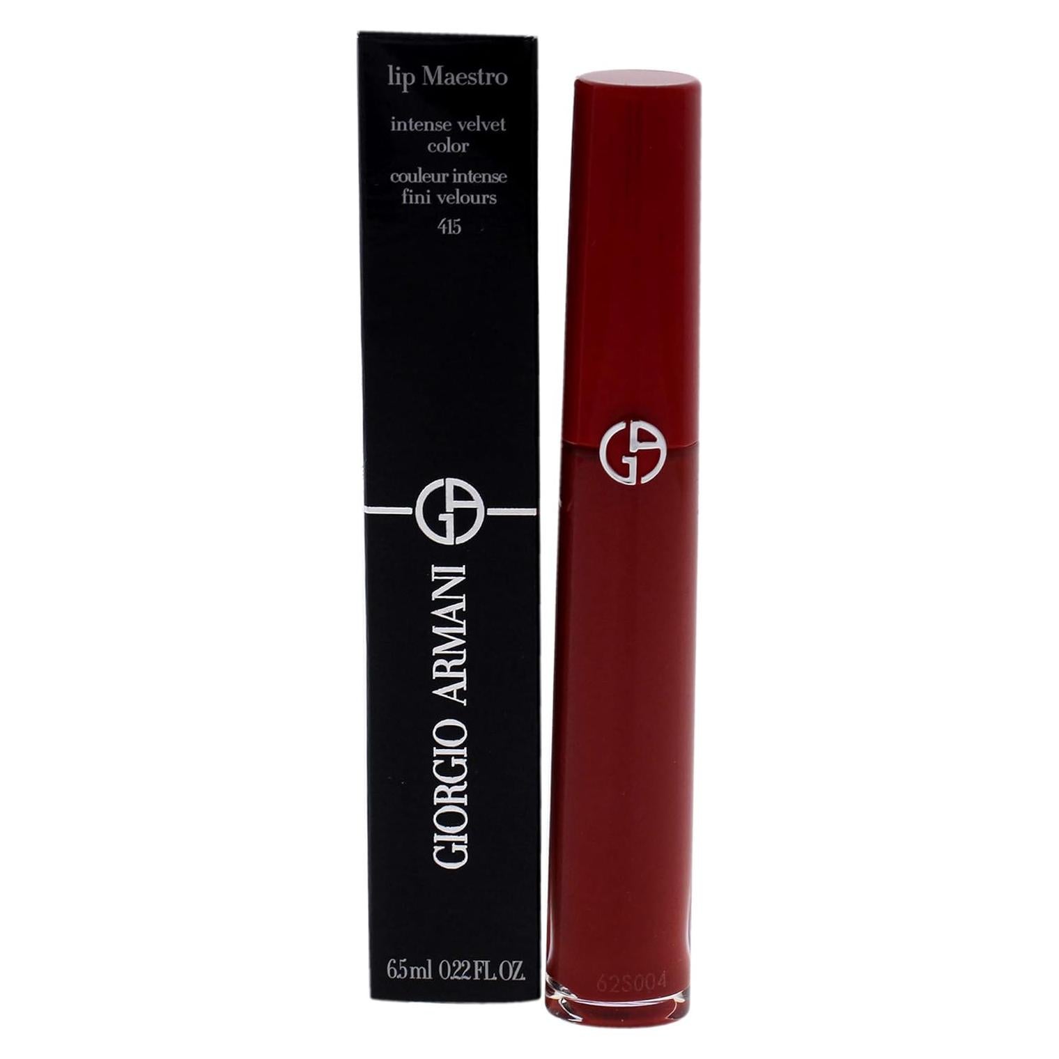 Pintalabios Líquido Giorgio Armani Lip Maestro 415 Redwood 6.24 ml