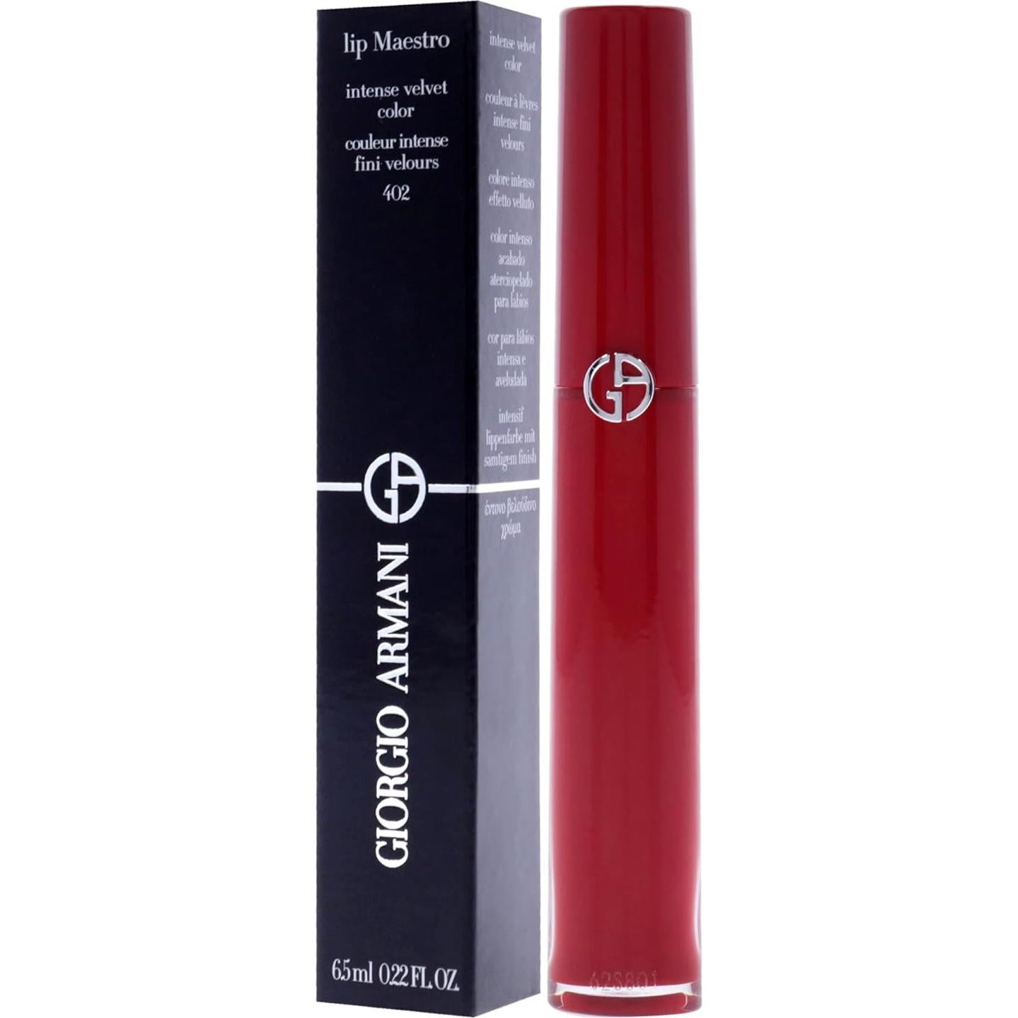 Barra de Labios Giorgio Armani Lip Maestro 402 Laca China 6.24g