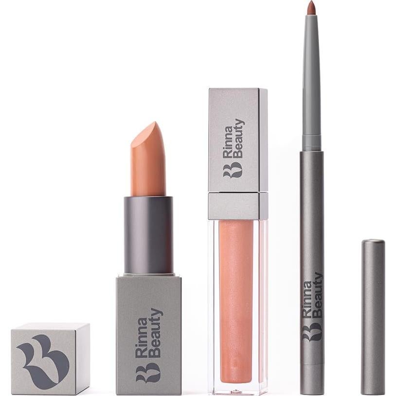 Kit de Cuidado Labial Rinna Beauty - 7 Productos Hidratantes y Exfoliantes