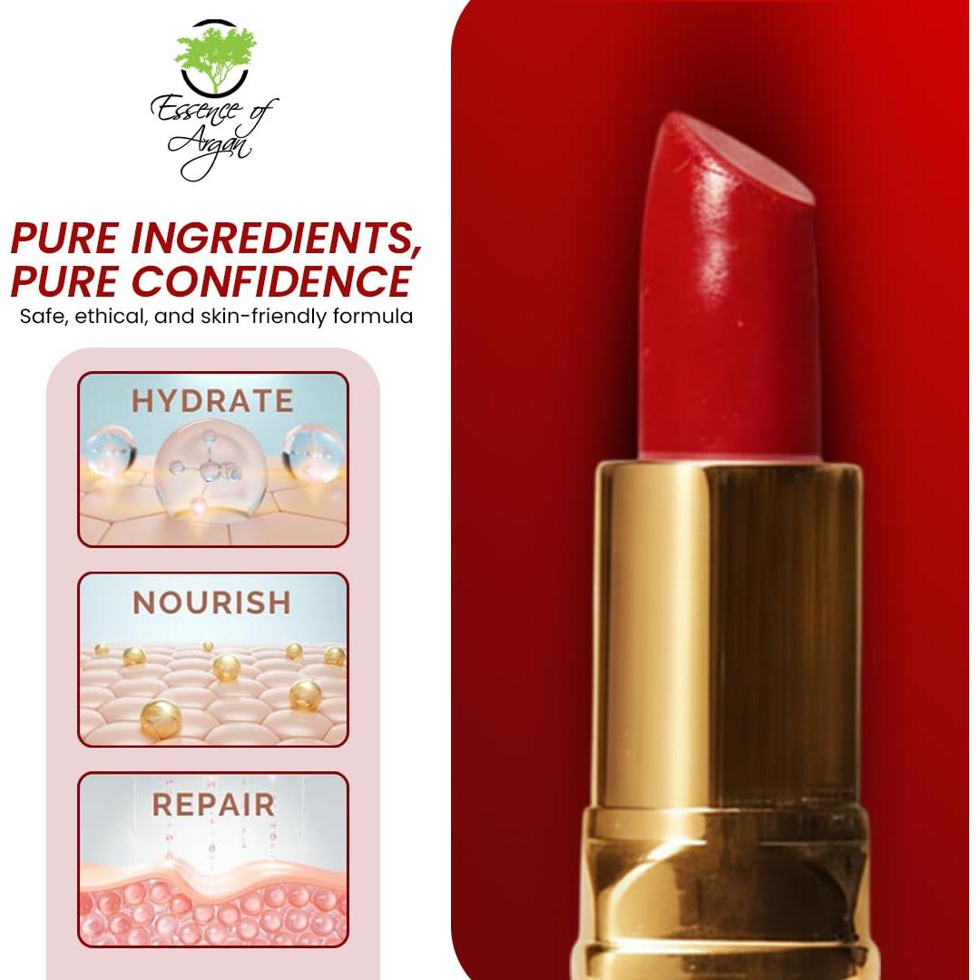 Lápiz Labial Rojo Hidratante Essence Of Argan 17.86g