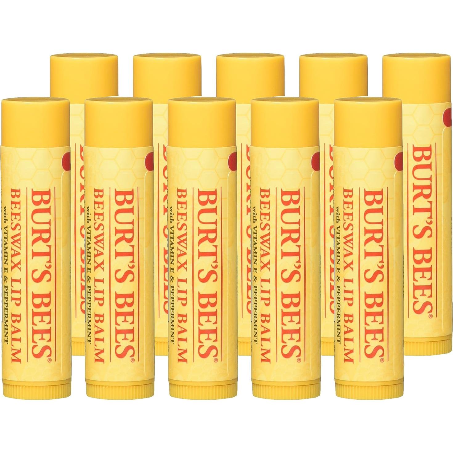 Bálsamo Labial Burt's Bees Cera de Abejas 10 Unidades 4.25g
