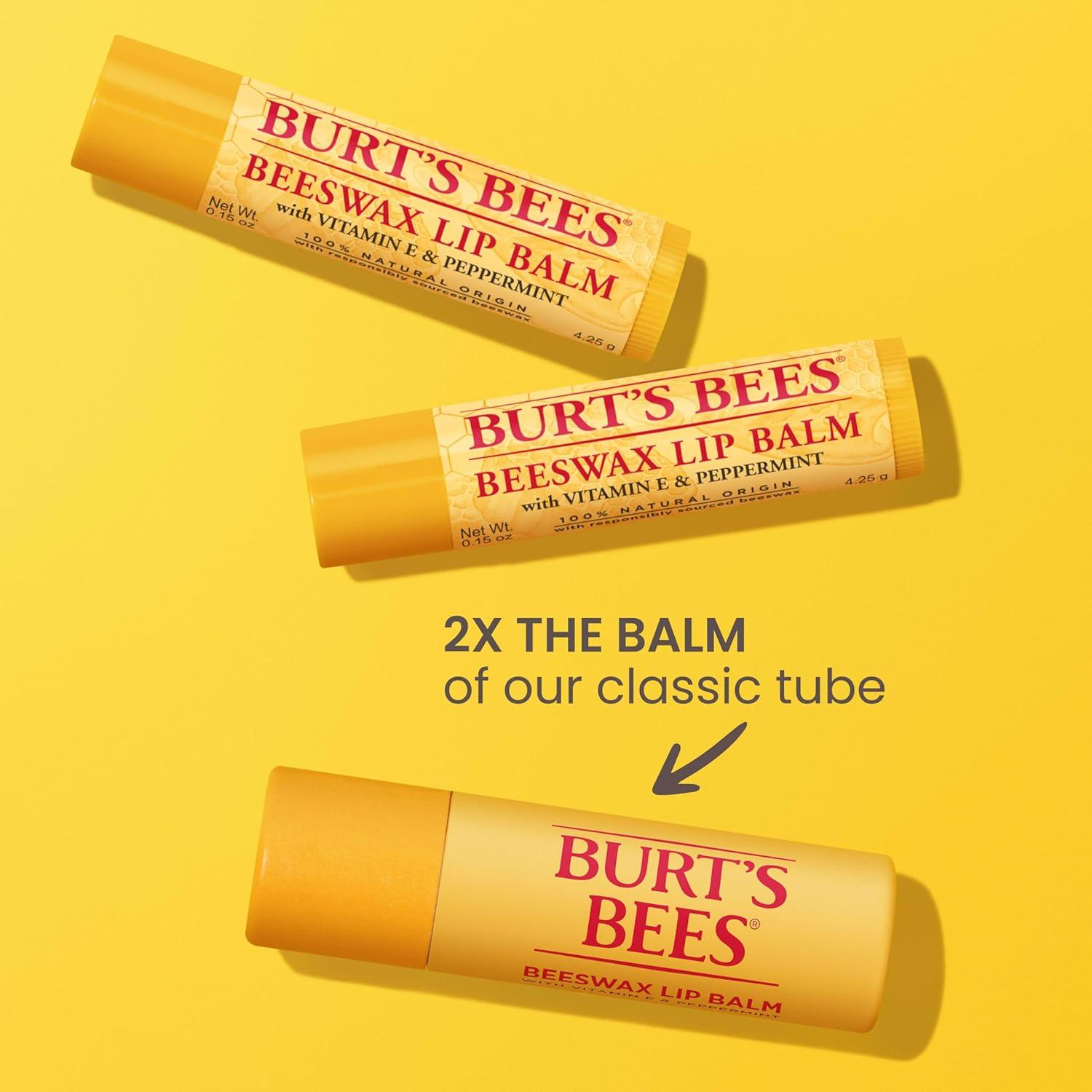 Bálsamo Labial Hidratante Burt's Bees - 3 Tubos 9.6g