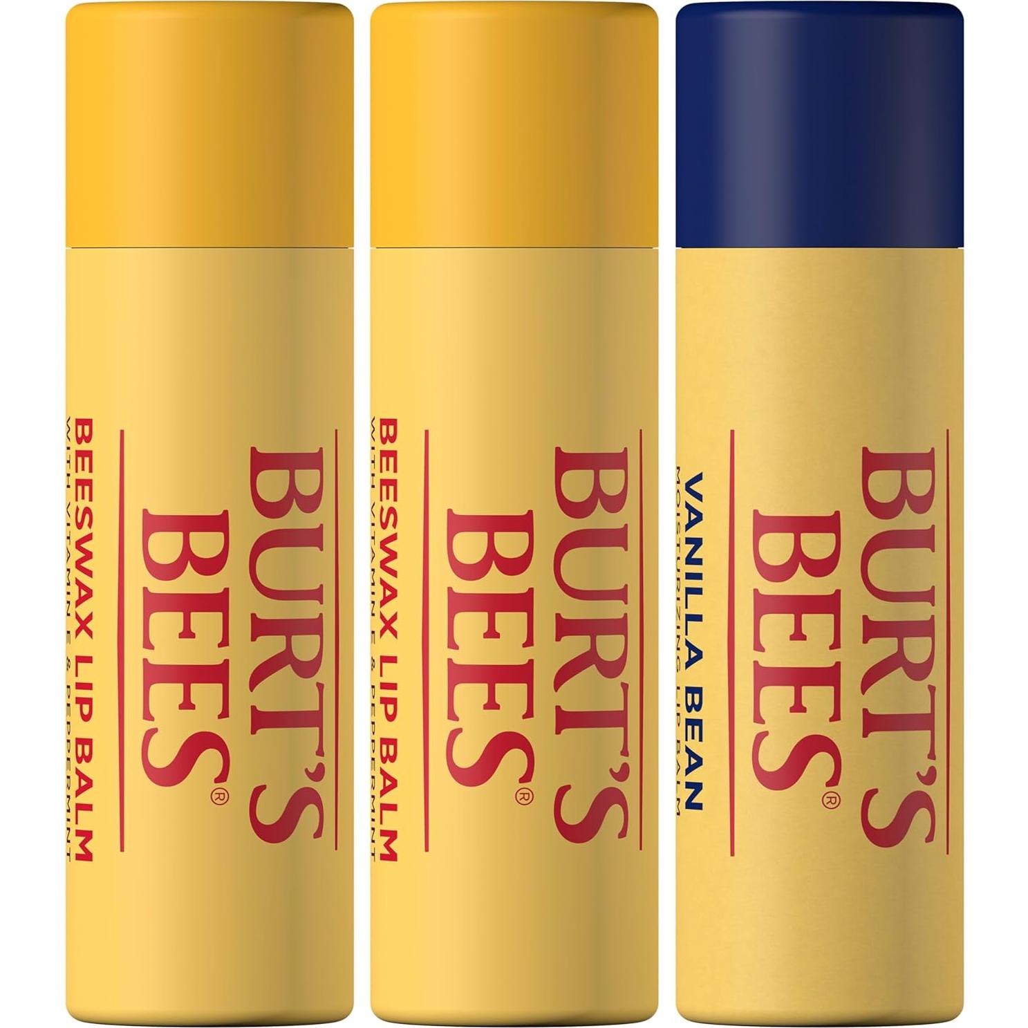 Bálsamo Labial Hidratante Burt's Bees - 3 Tubos 9.6g