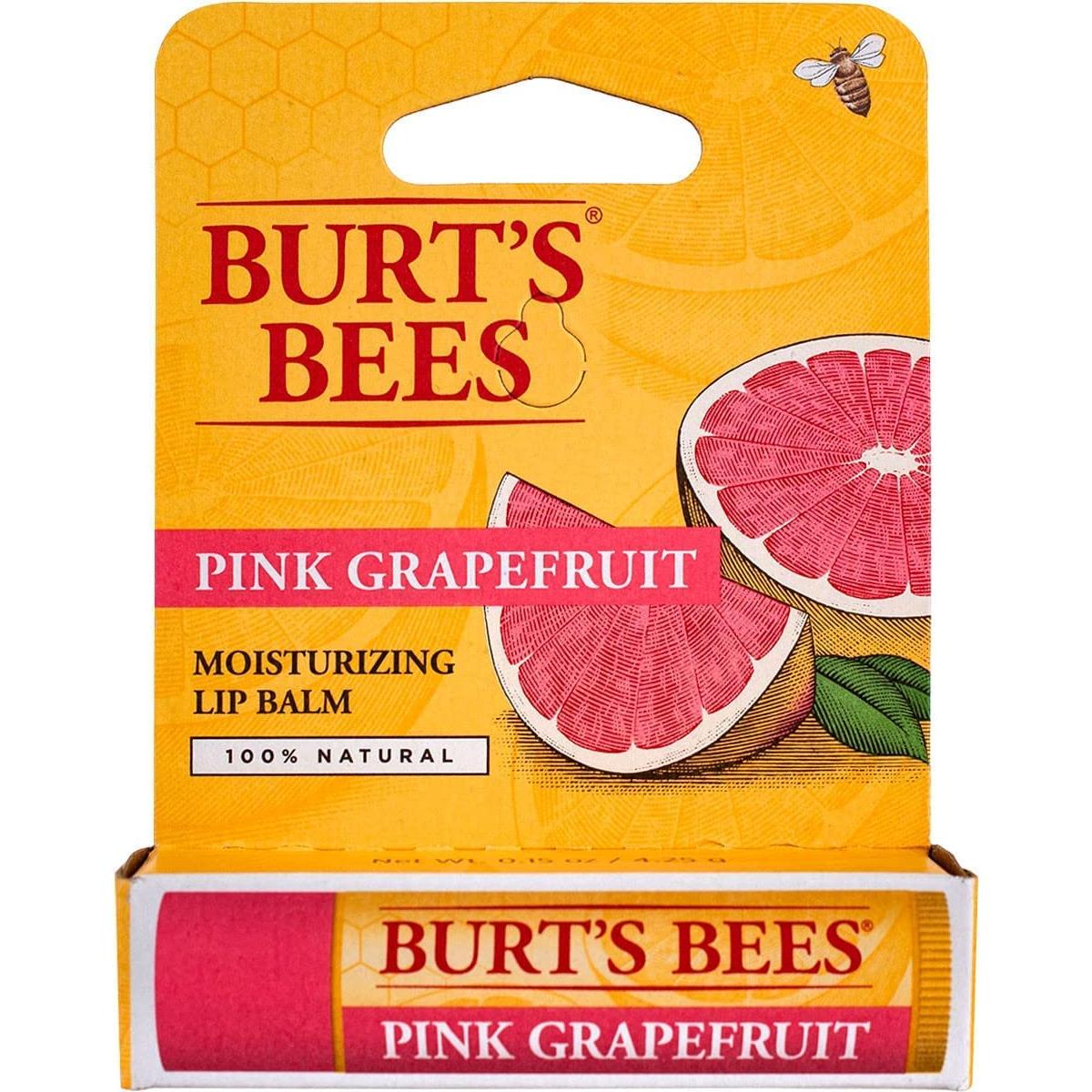 Bálsamo Labial Burt's Bees Pomelo Rosa 4.25g - Paquete de 8