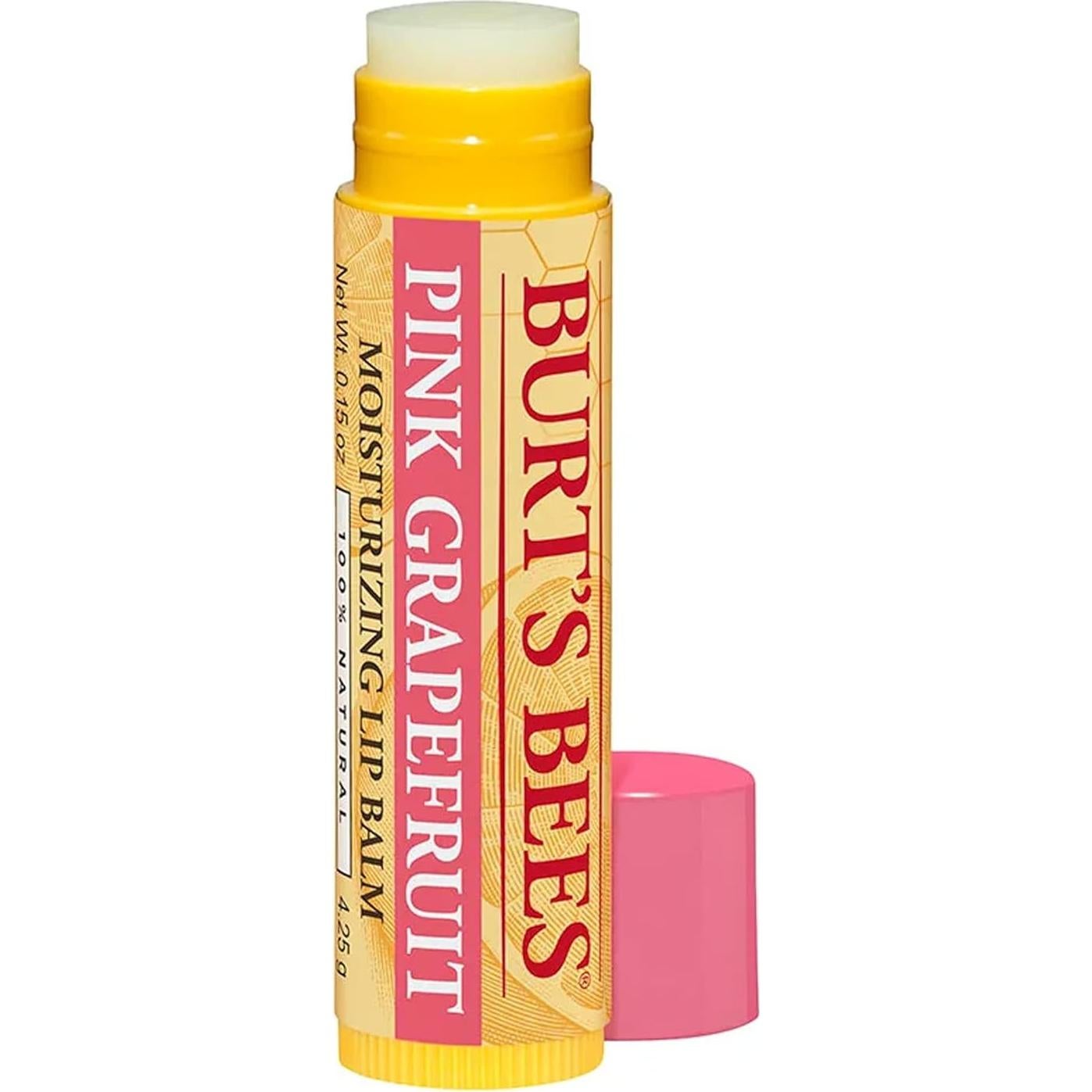 Bálsamo Labial Burt's Bees Pomelo Rosa 4.25g - Paquete de 8