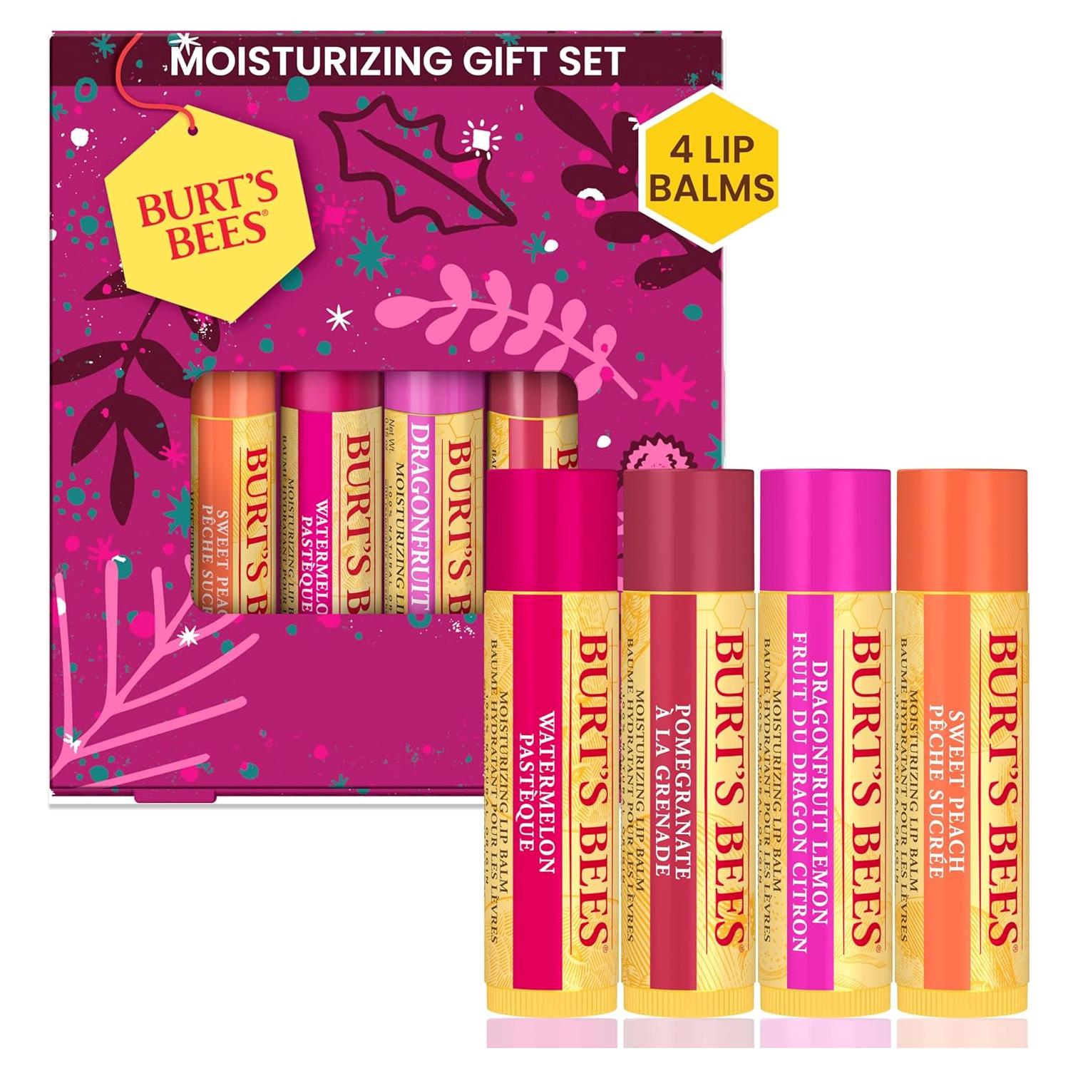 Set de Regalo Balsamo Labial Burt's Bees 4 Sabores 4.25 g
