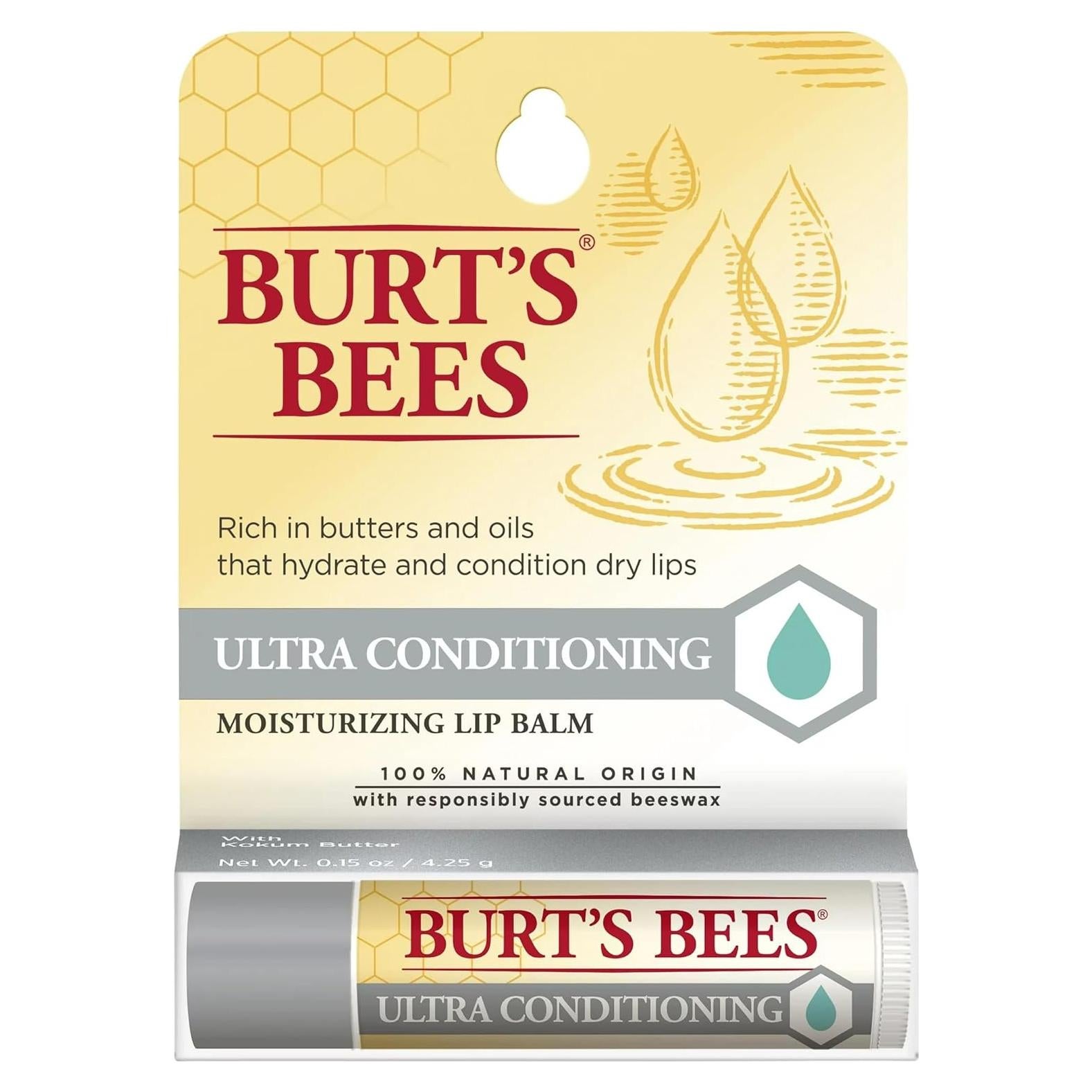 Bálsamo Labial Burt's Bees Ultra Hidratante 5 Unidades 4.25g