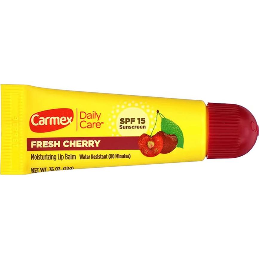 Bálsamo Labial Carmex Cereza Fresca SPF 15 - 12 Piezas