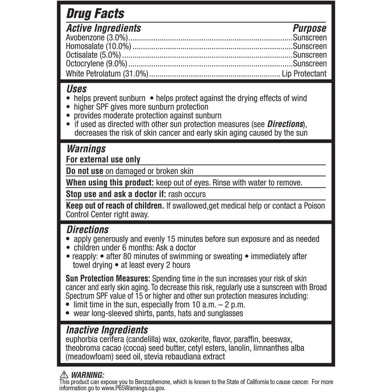 Bálsamo Labial Hidratante Carmex Weather Guard SPF 30 - 4 Unidades