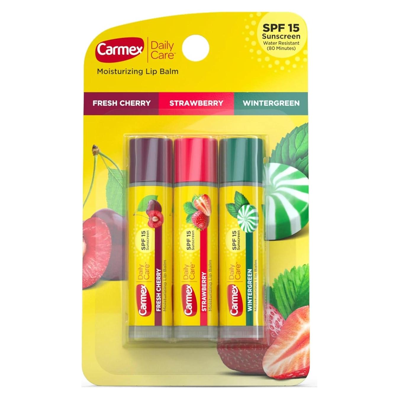 Paquete Variado Carmex Cuidado Diario SPF15 - 6 Bálsamos