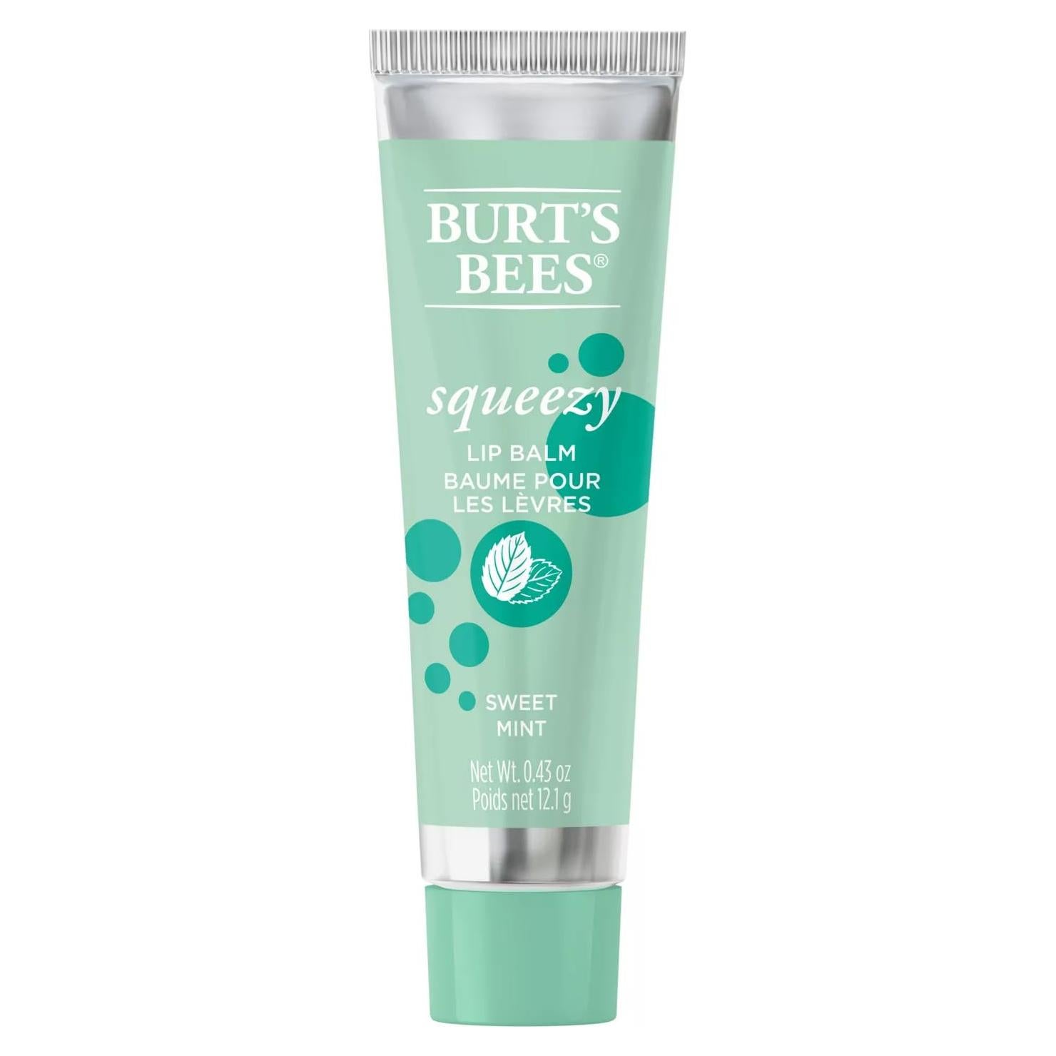 Bálsamo Labial Burt's Bees Squeezy Menta Dulce 6 Unidades