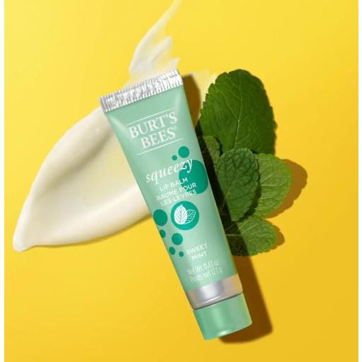 Bálsamo Labial Burt's Bees Squeezy Menta Dulce 6 Unidades