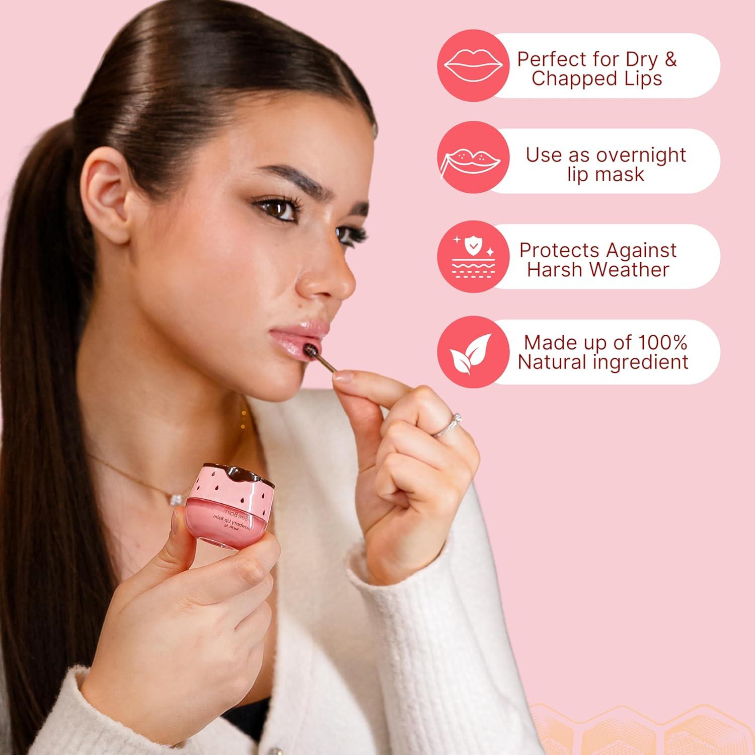 Bálsamo Labial My Bee Balm Fresa - Hidratante 5.1g