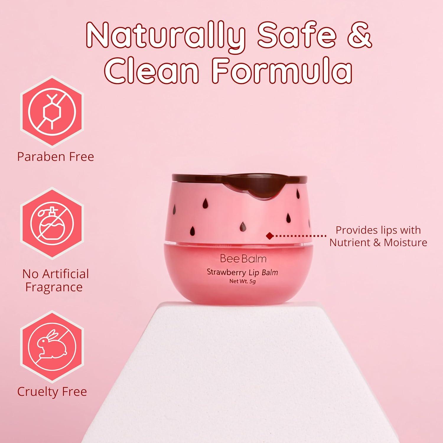 Bálsamo Labial My Bee Balm Fresa - Hidratante 5.1g