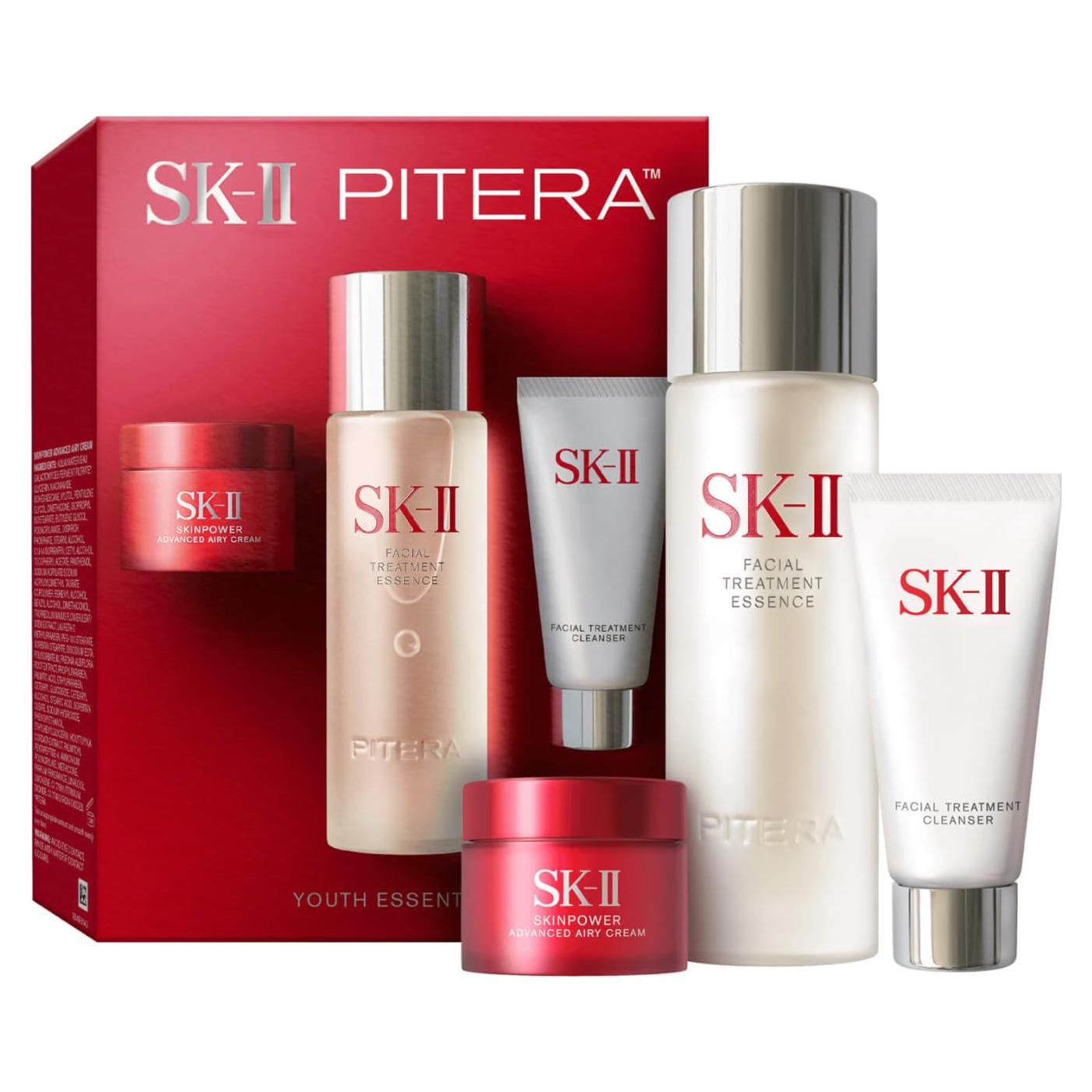 Conjunto de Cuidado de Piel SK-II - Limpiador, Esencia y Crema