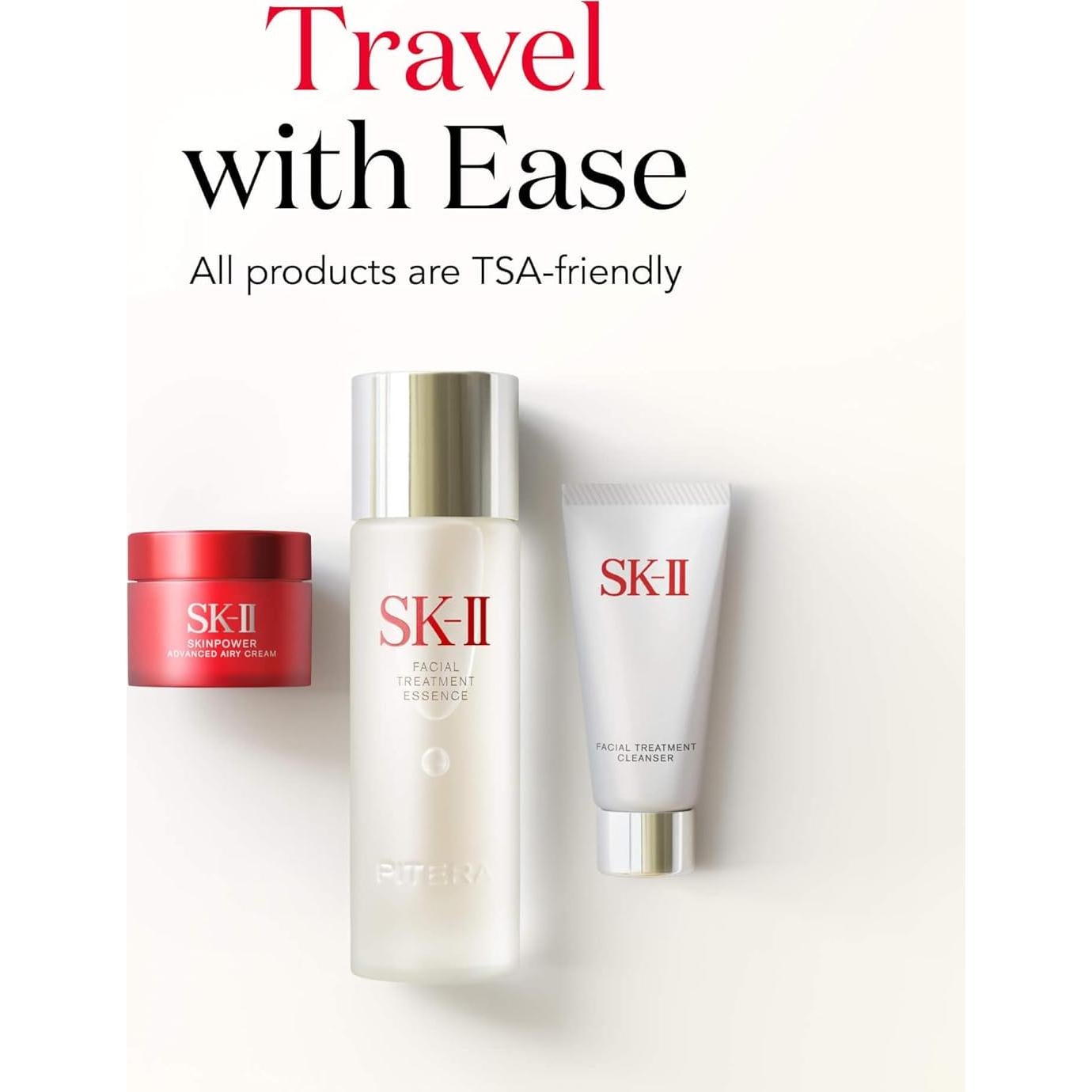 Conjunto de Cuidado de Piel SK-II - Limpiador, Esencia y Crema