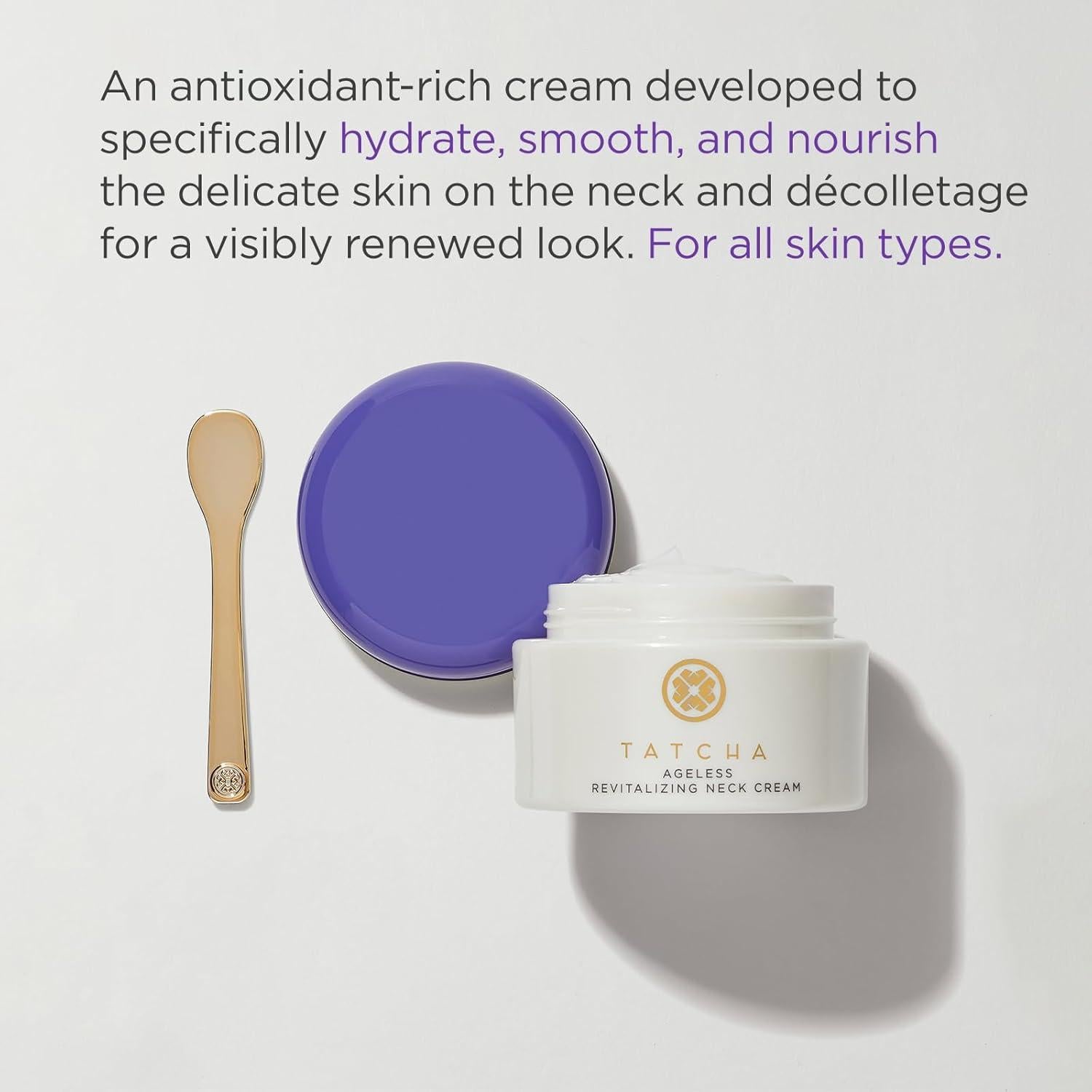 Crema Revitalizante para el Cuello TATCHA 50 ml - Hidrata y Nutre