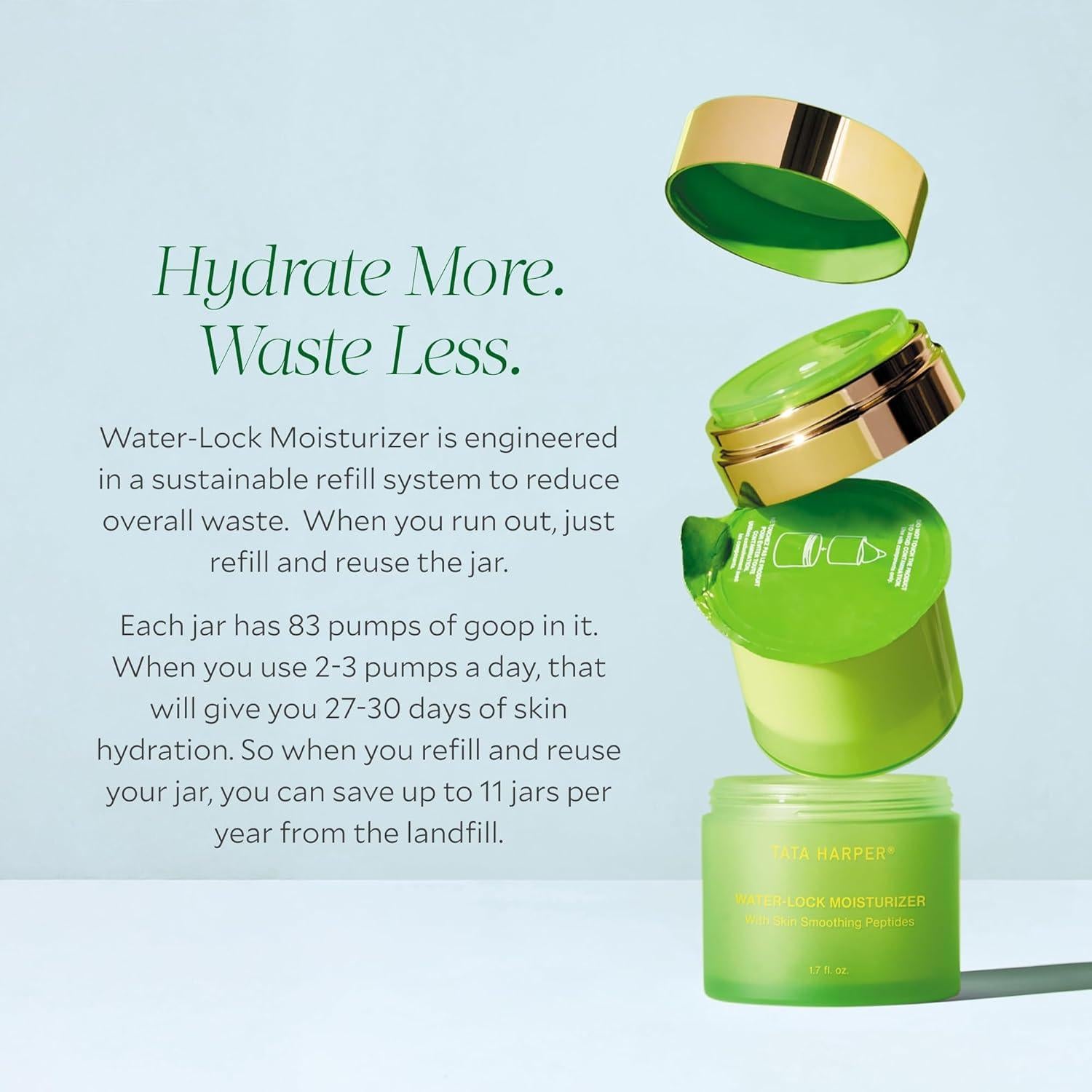 Hidratante Water-Lock Tata Harper 50 ml Ligero Natural