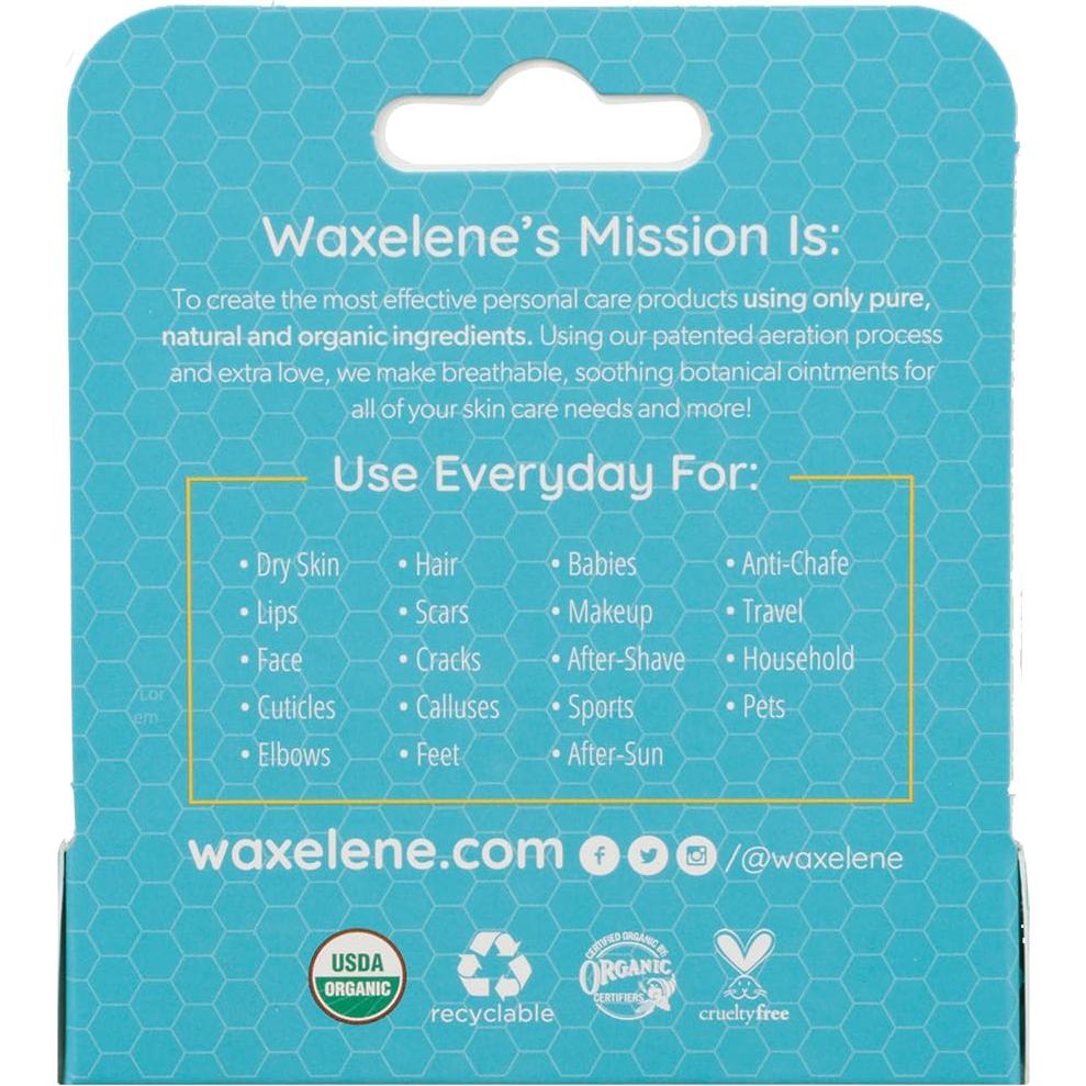Bálsamo Labial Orgánico Waxelene 8.5g - Hidratante Multifuncional
