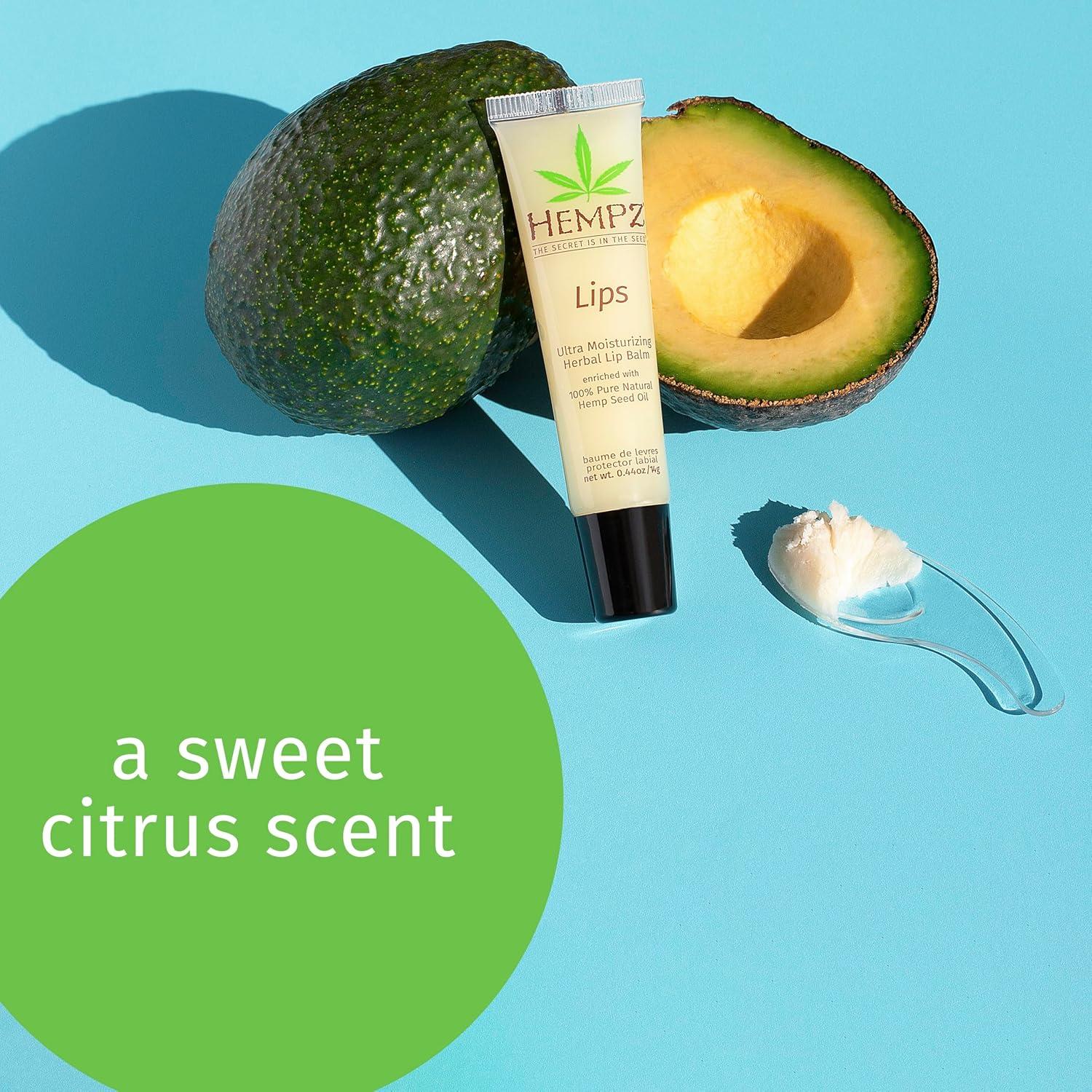 Bálsamo Labial Hempz Original, Paquete de 3, 12.5 g