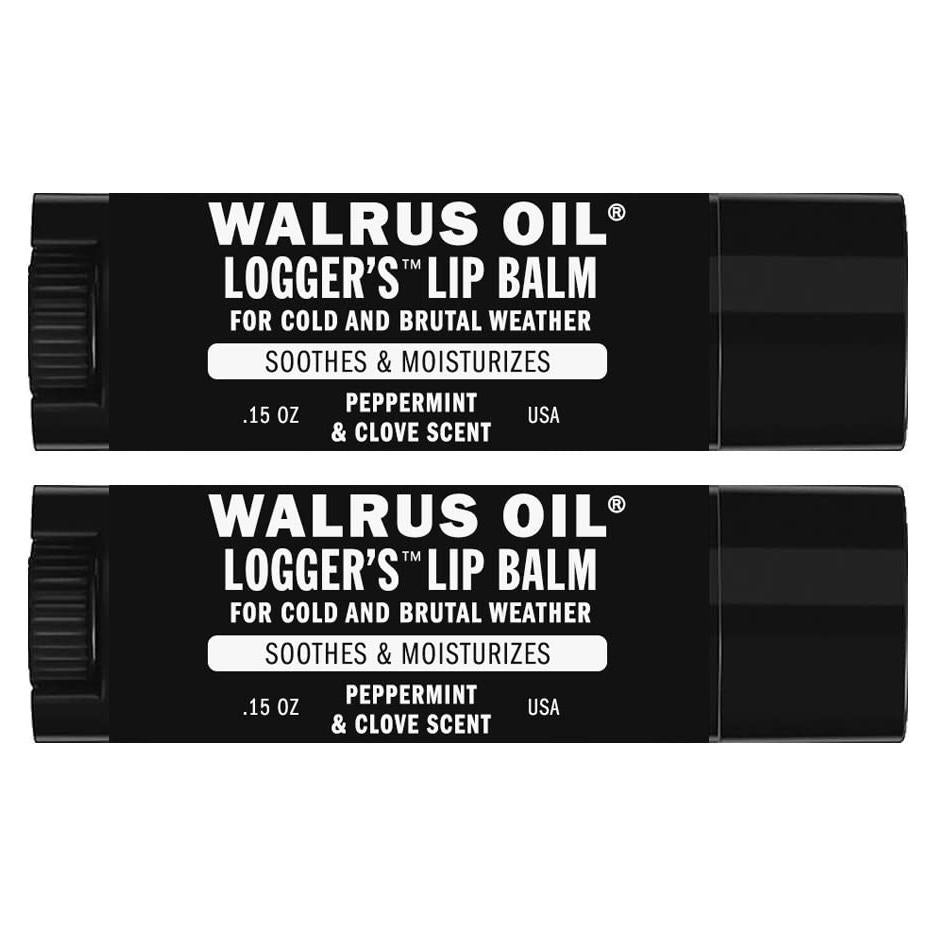 Bálsamo Labial Vegano Walrus Oil Logger's - Paquete de 2