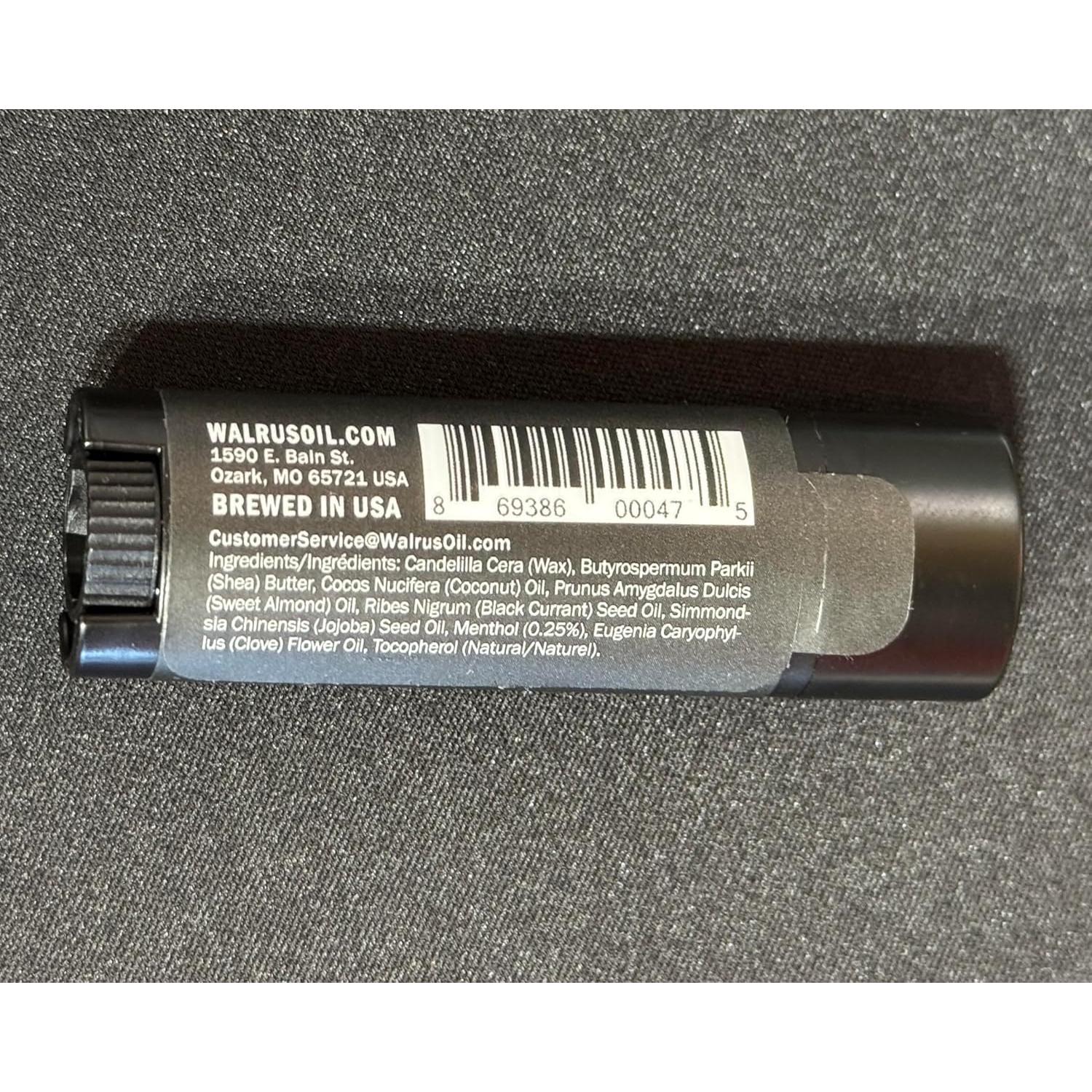 Bálsamo Labial Vegano Walrus Oil Logger's - Paquete de 2