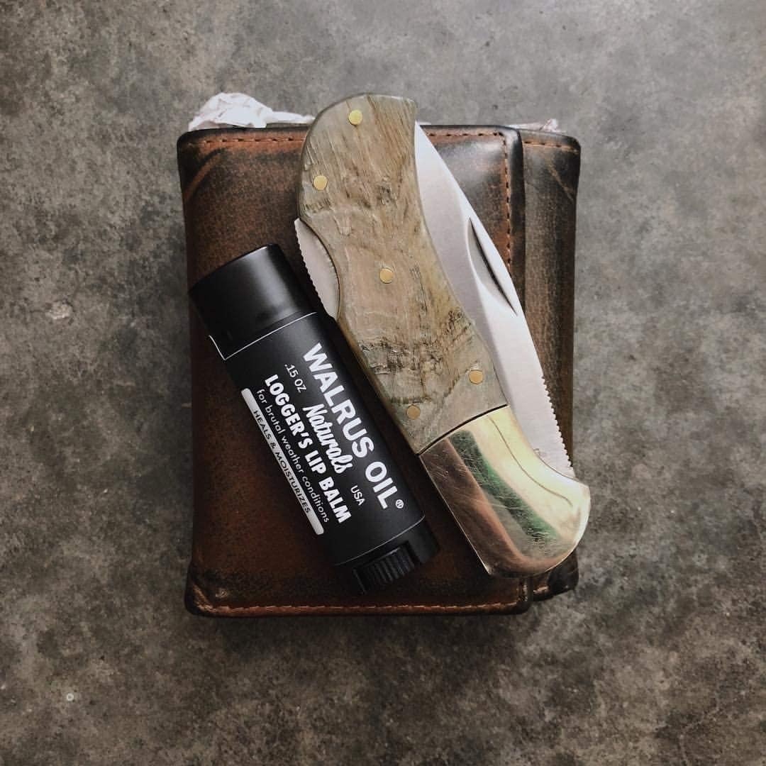 Bálsamo Labial Vegano Walrus Oil Logger's - Paquete de 2