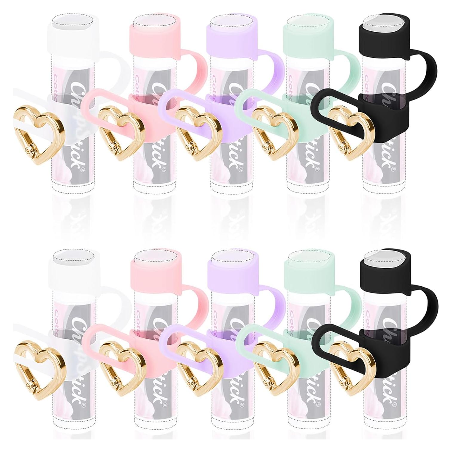 Soporte para Bálsamo Labial Likesing 10 Pcs Silicona Colores