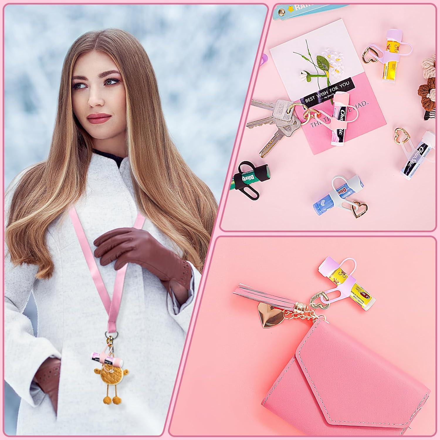 Soporte para Bálsamo Labial Likesing 10 Pcs Silicona Colores