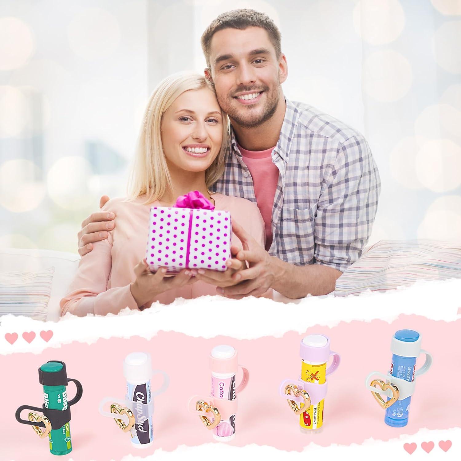 Soporte para Bálsamo Labial Likesing 10 Pcs Silicona Colores