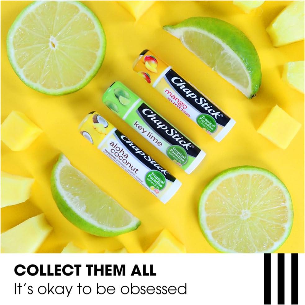 Bálsamo Labial ChapStick Surtido 9 Piezas - Sabores Tropicales