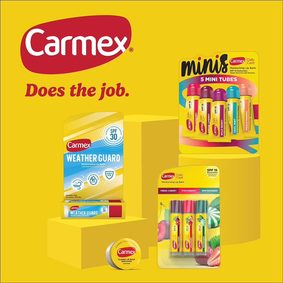 Carmex Clásico Balsamo Labial Hidratante 7 Contenidos