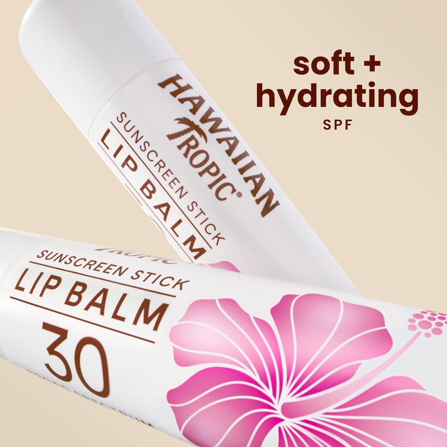 Bálsamo Labial Hawaiian Tropic SPF 30 - Hidratación 12h - 4g