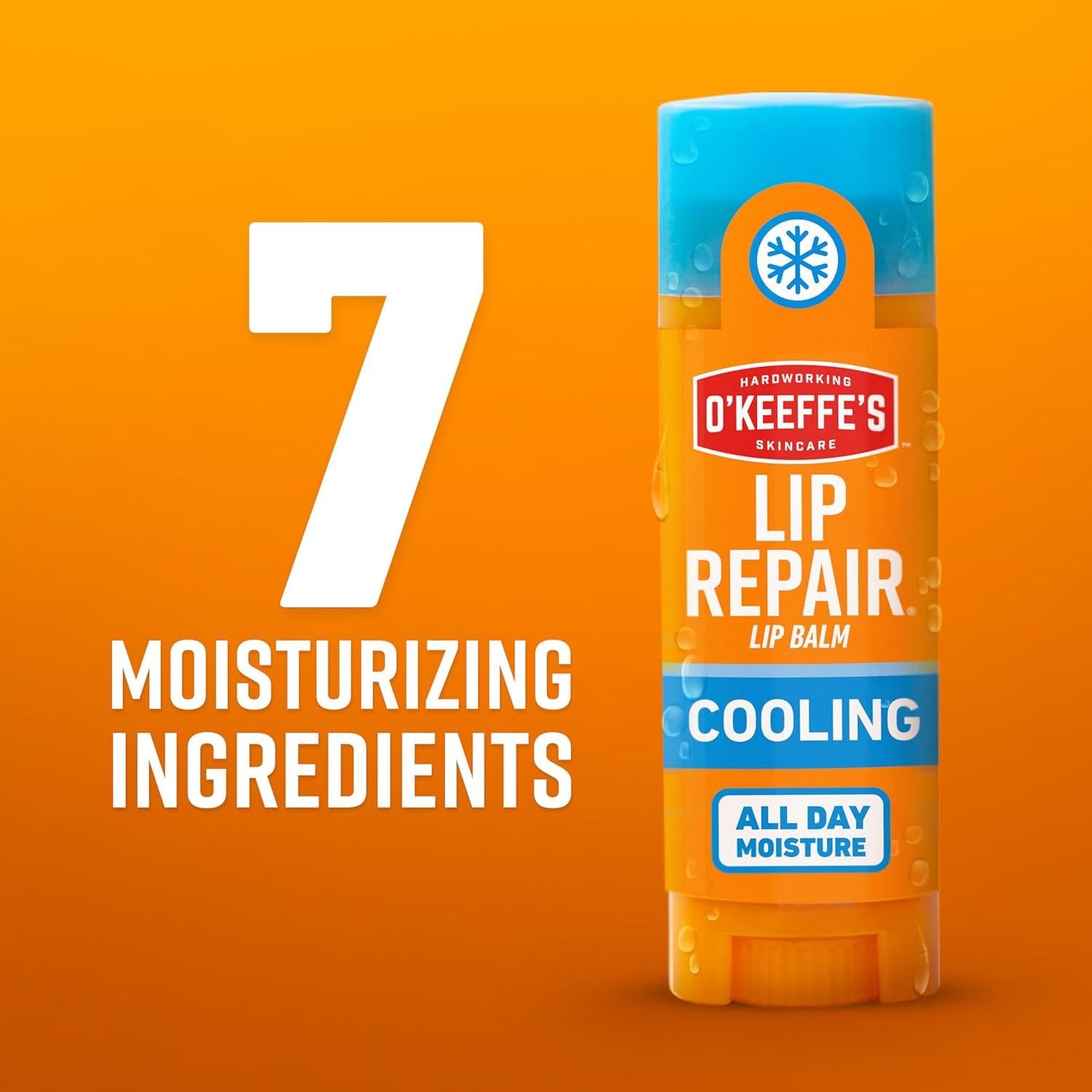Bálsamo Labial O'Keeffe's Lip Repair Alivio Refrescante 4 Stick