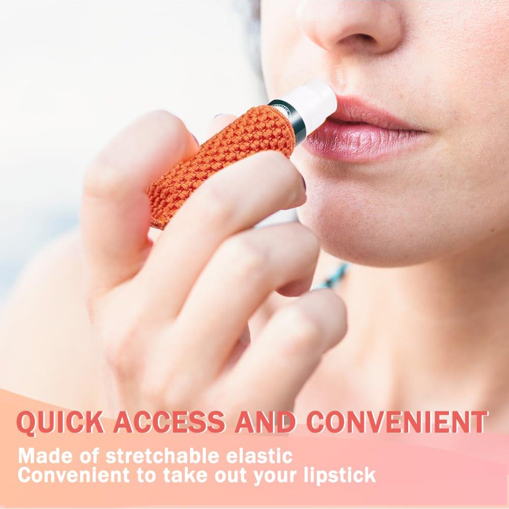 Fundas para Bálsamo Labial WKIEASON con Llavero 5pcs