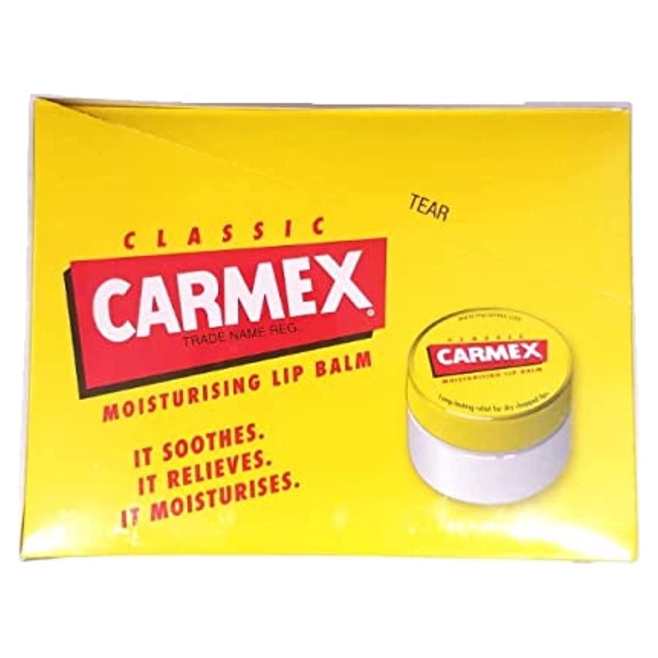 Bálsamo Labial Original Carmex - Set de 12 Piezas