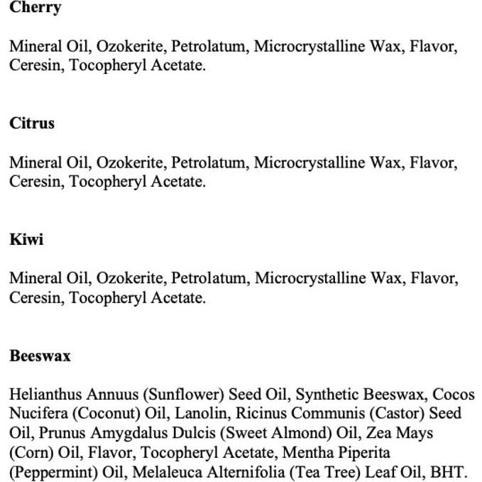 Bálsamo Labial Mini Chap-Ice 12 Unidades Sabores Variados