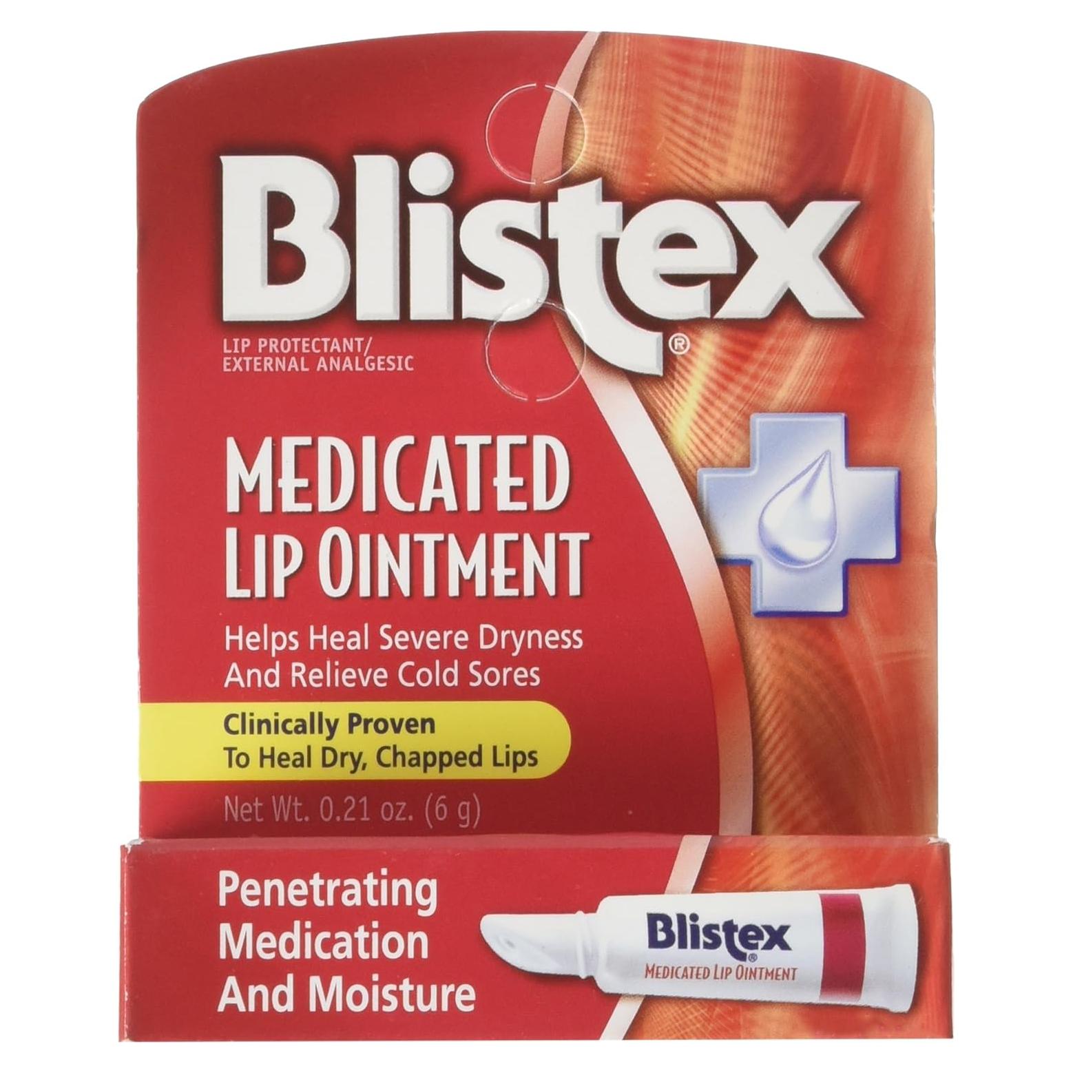 Ungüento Labial Medicado Blistex 6 x 6 g - Alivio y Hidratación