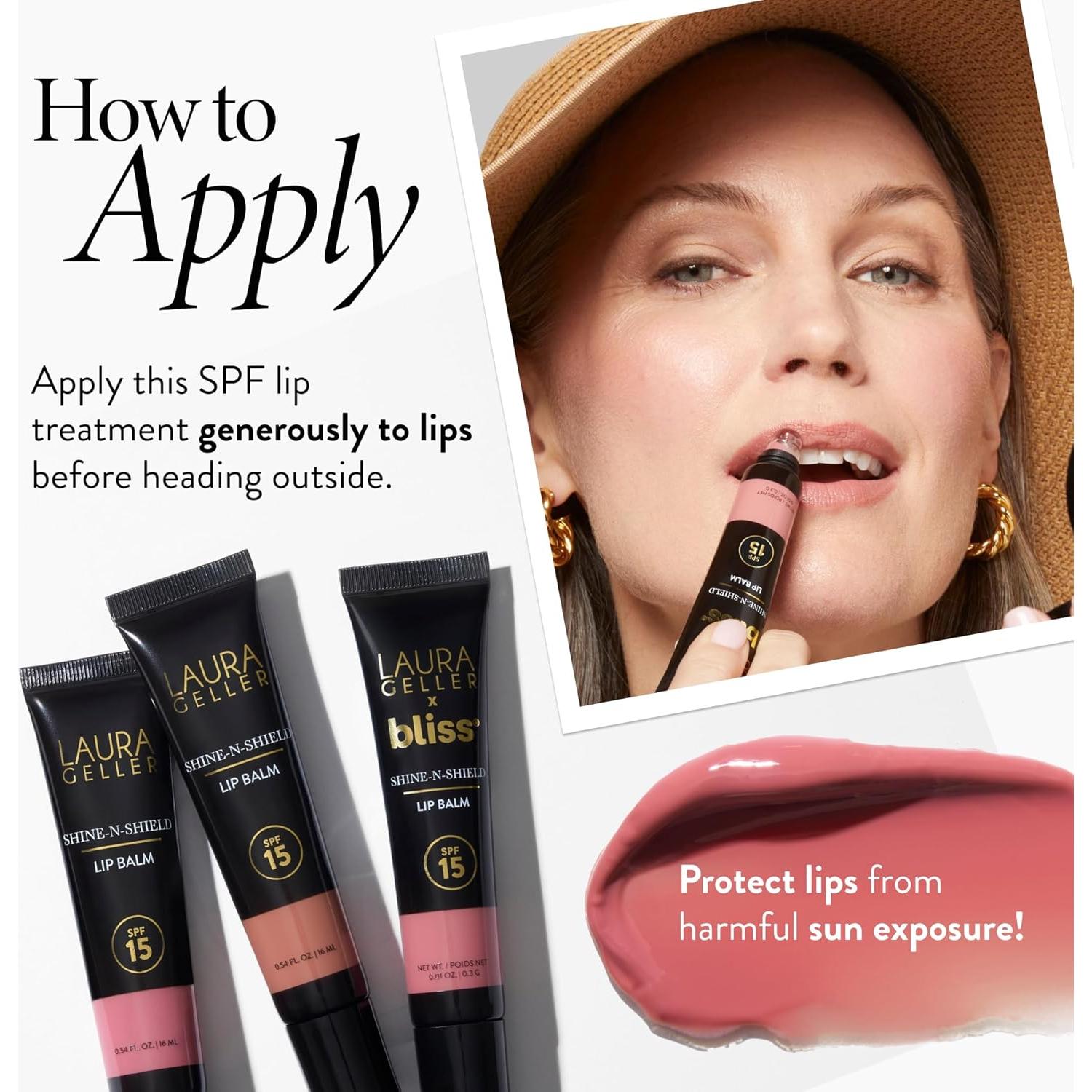 Bálsamo Labial SPF 15 Laura Geller 01 Bliss en la Playa