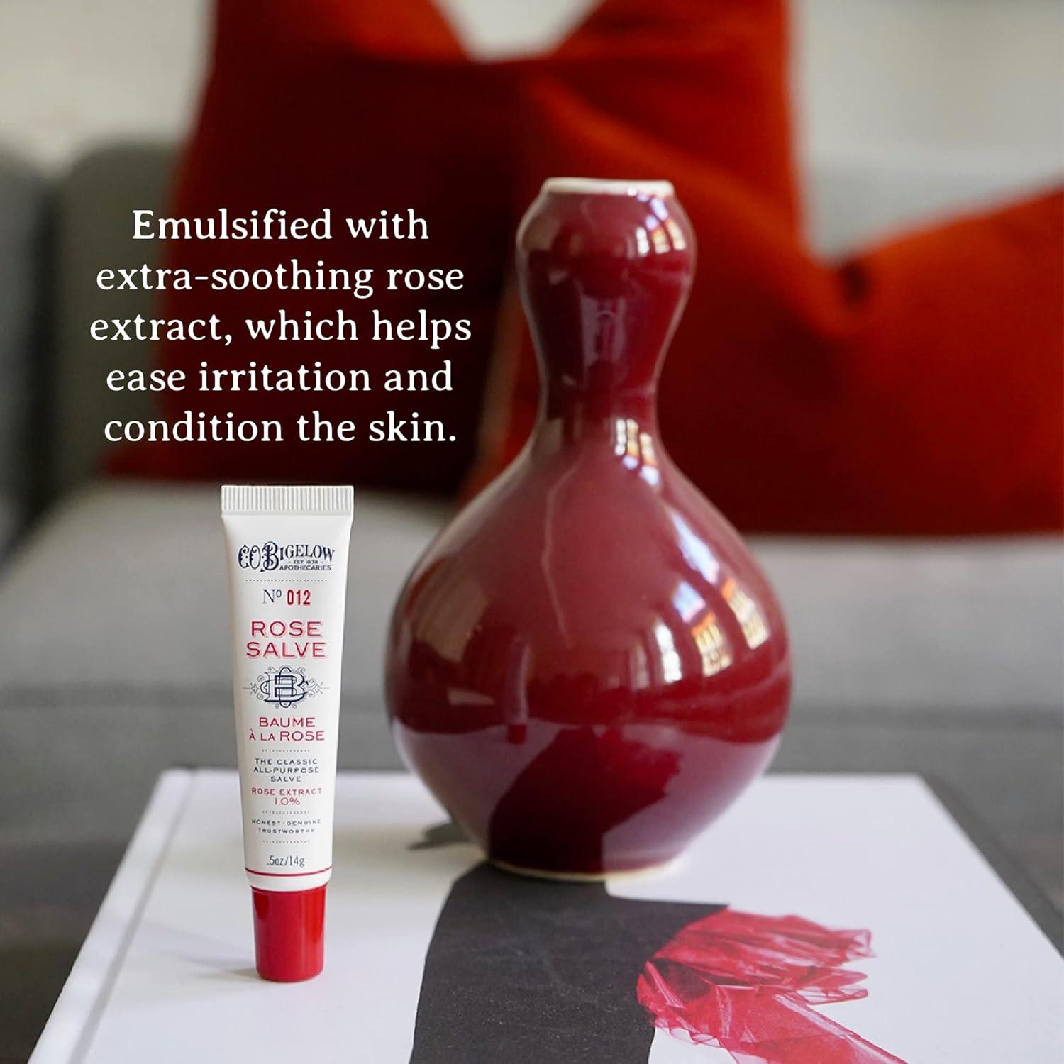 Bálsamo Labial C.O. Bigelow Salve de Rosa - Set de 3 Tubos