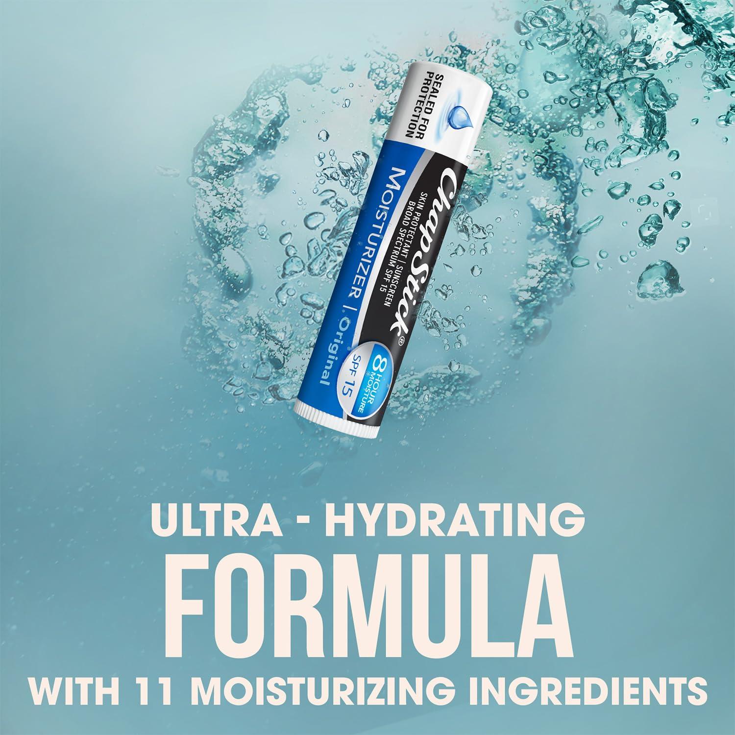 Bálsamo Labial Hidratante ChapStick 2-en-1 SPF 15 - 9 Piezas