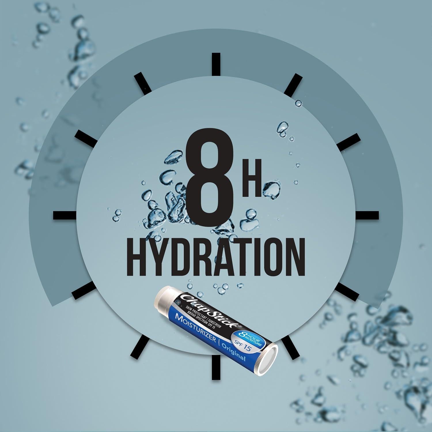 Bálsamo Labial Hidratante ChapStick 2-en-1 SPF 15 - 9 Piezas