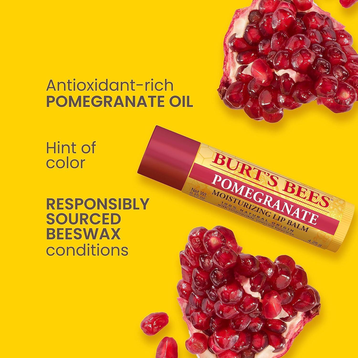 Bálsamo Labial Burt's Bees Pack 6 Tubos Hidratantes Sabores