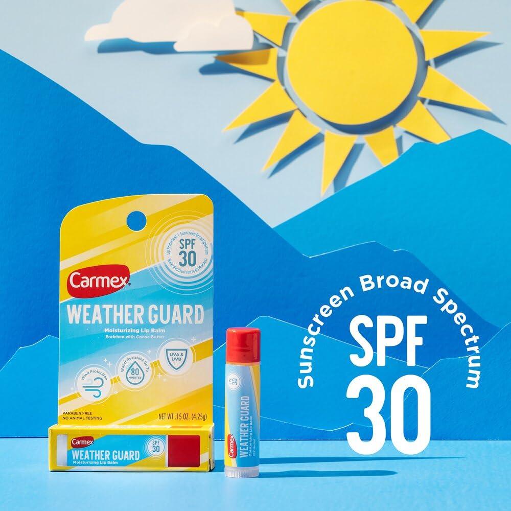 Bálsamo Labial Hidratante Carmex Weather Guard SPF30 12g