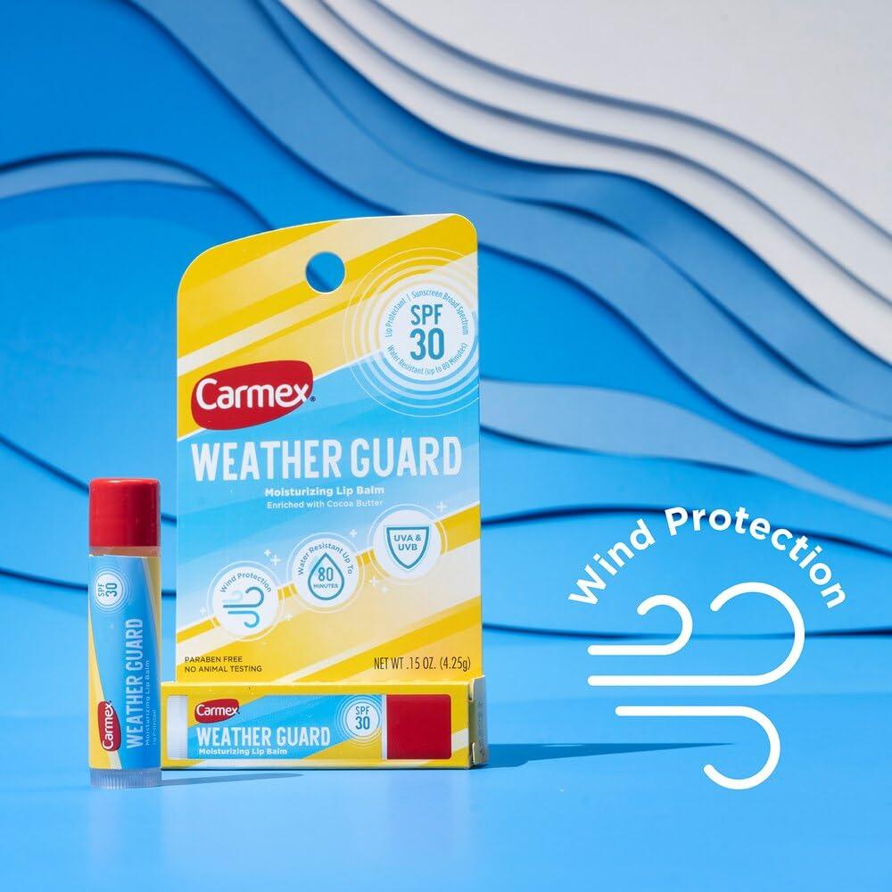 Bálsamo Labial Hidratante Carmex Weather Guard SPF30 12g