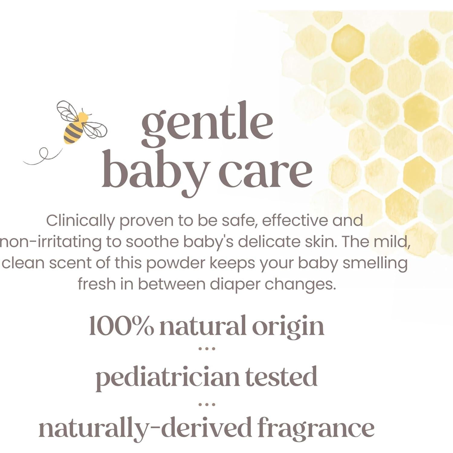 Polvo para Bebés Burt's Bees 212g Libre de Talco Hipoalergénico