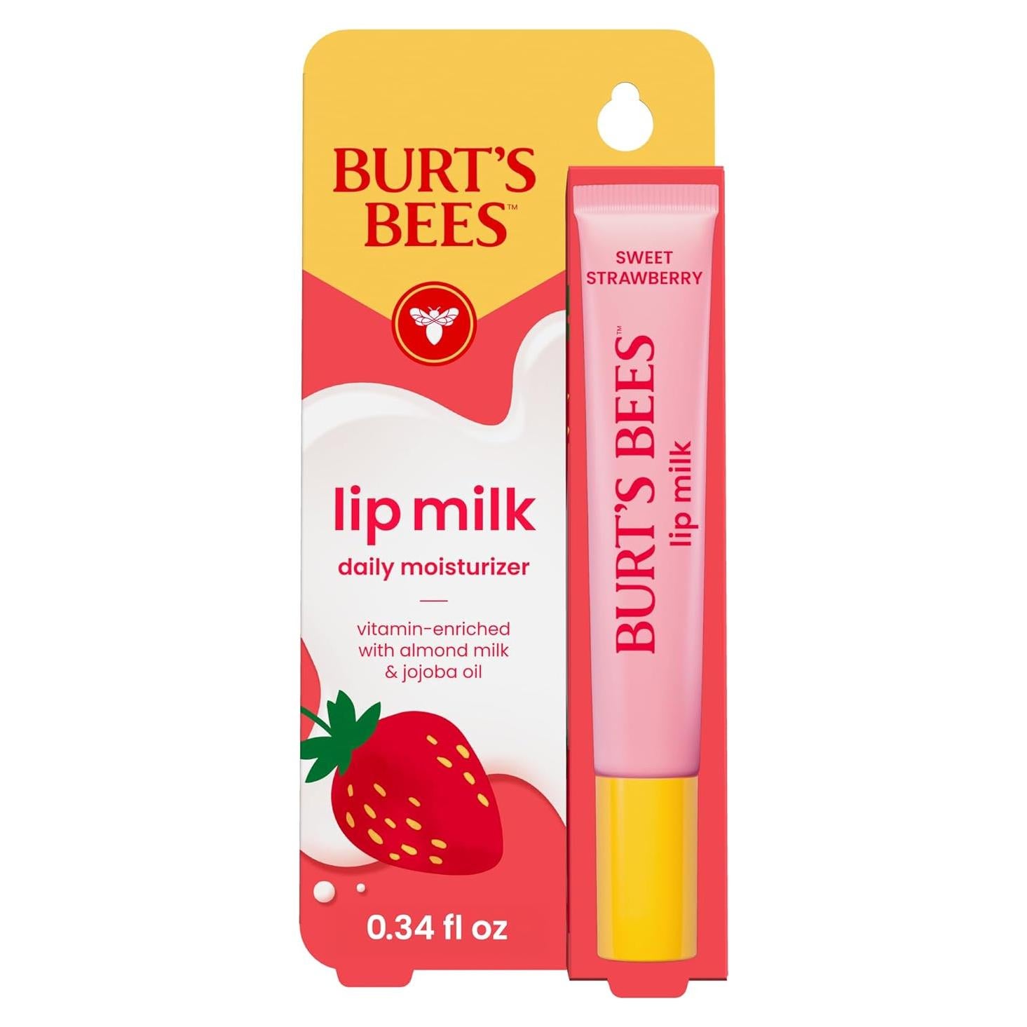 Leche Labial Burt's Bees Fresa Dulce 10 ml Hidratante Diario
