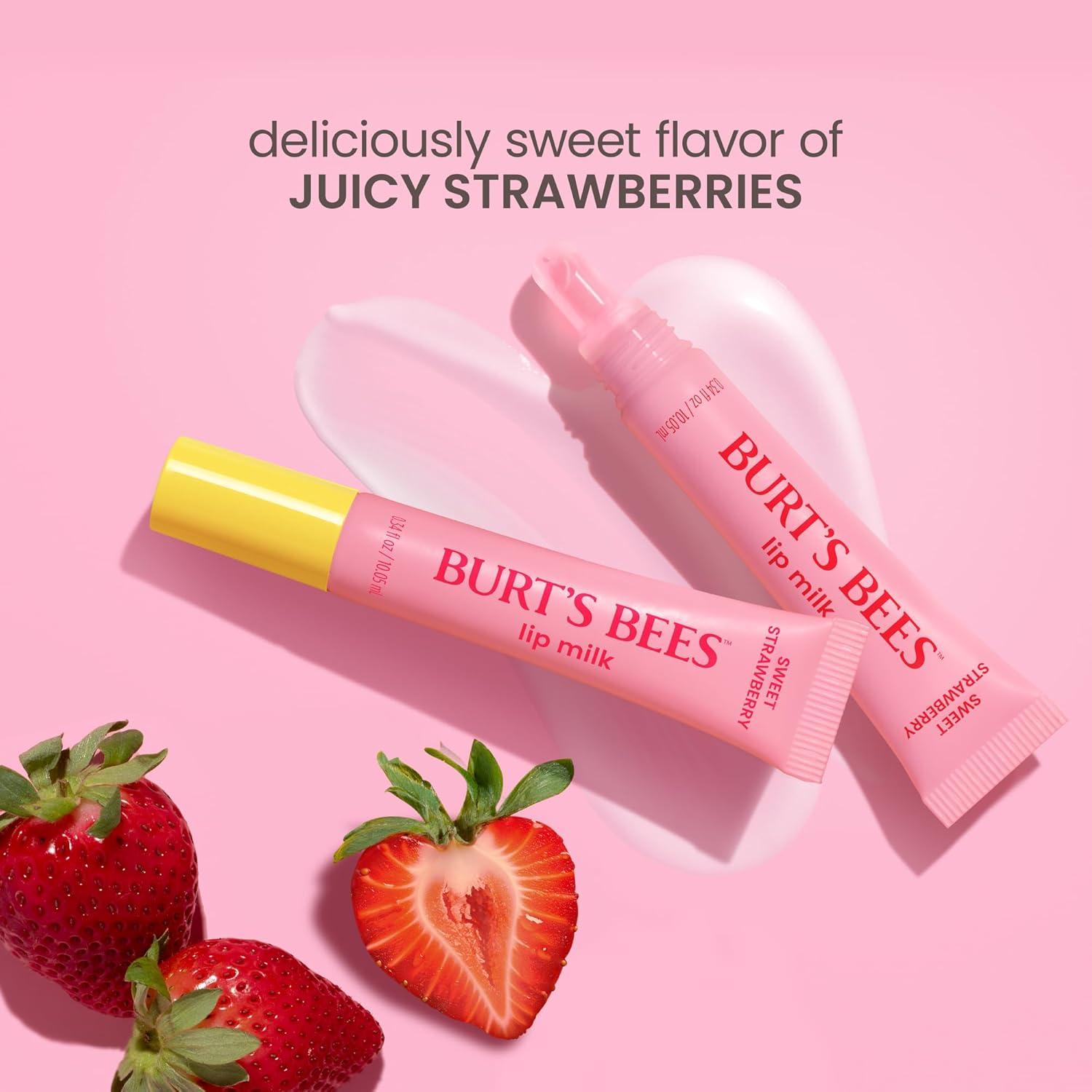Leche Labial Burt's Bees Fresa Dulce 10 ml Hidratante Diario