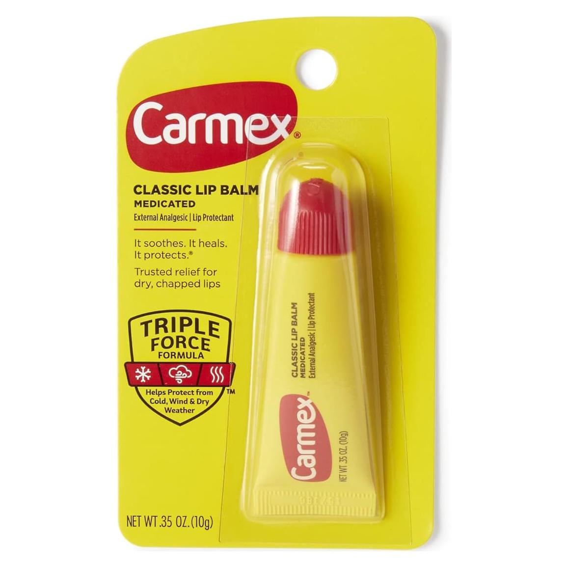 Bálsamo Labial Medicado Carmex Clásico 12 Unidades 9.92 g