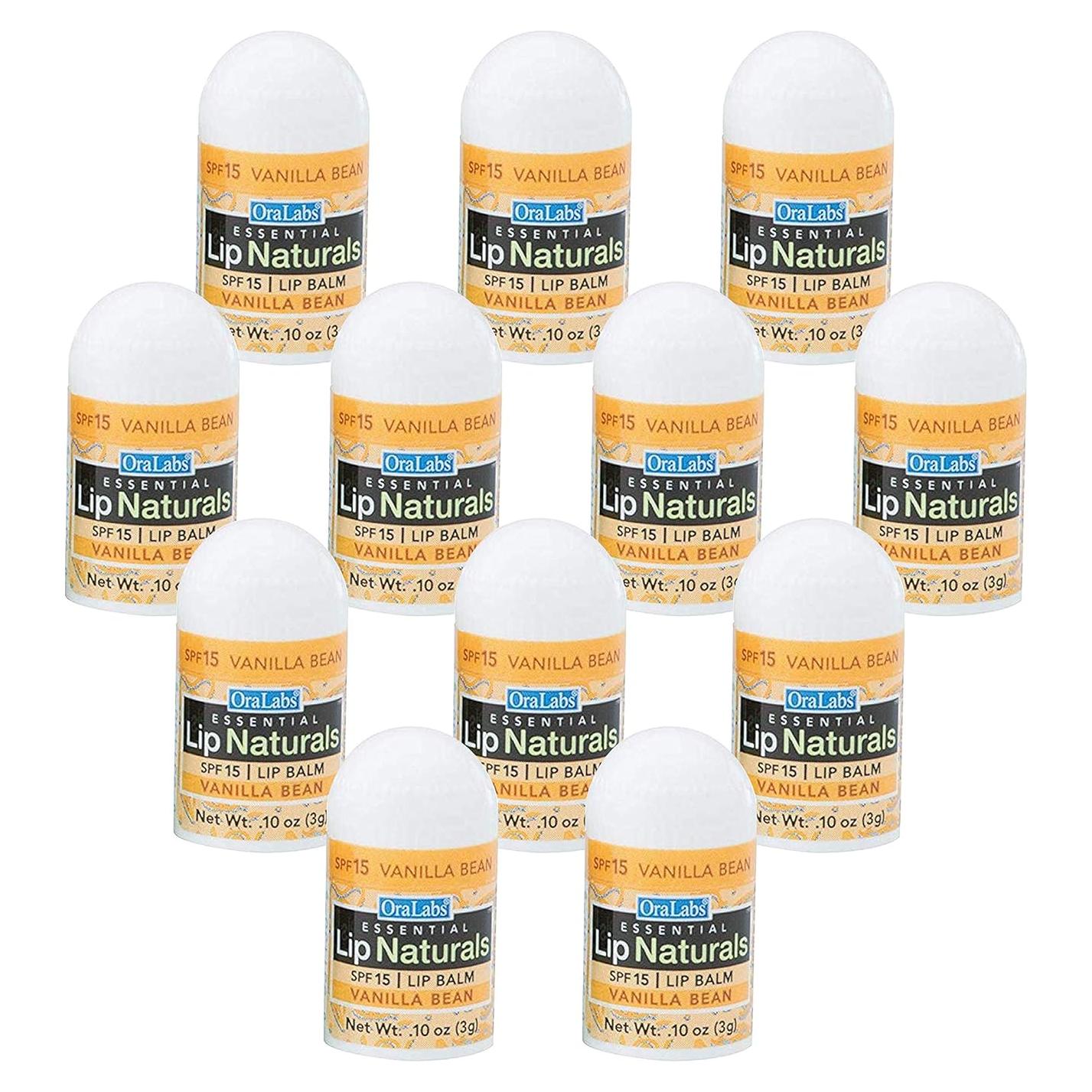 Bálsamo Labial Mini Vainilla Lip Naturals SPF 15 - 12 Unidades